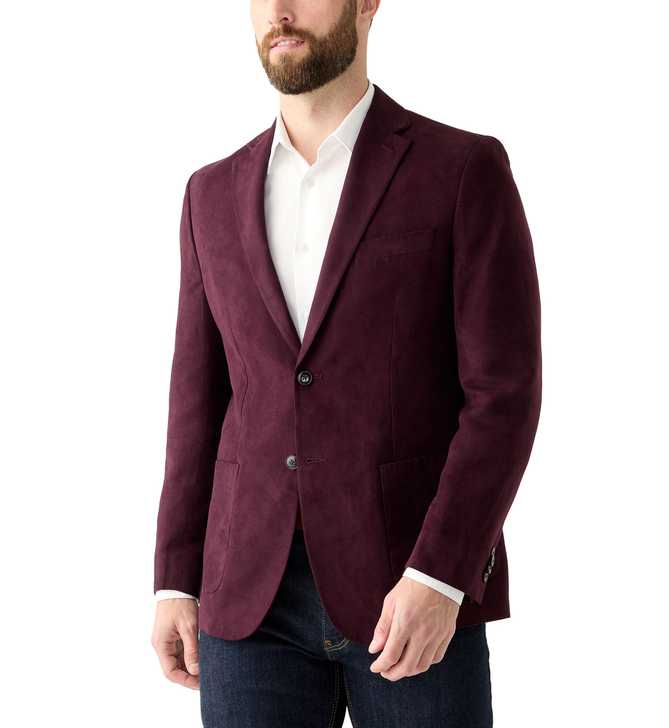 Mens Faux Suede Jacket
