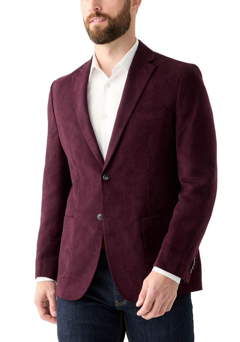 Mens Faux Suede Jacket