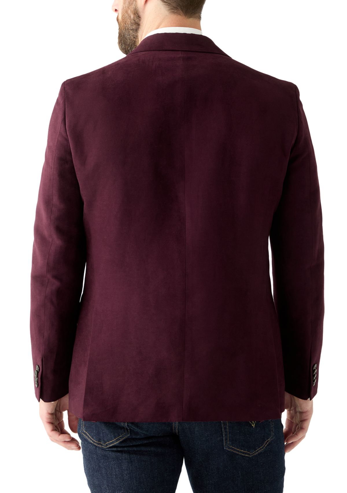 Mens Faux Suede Jacket