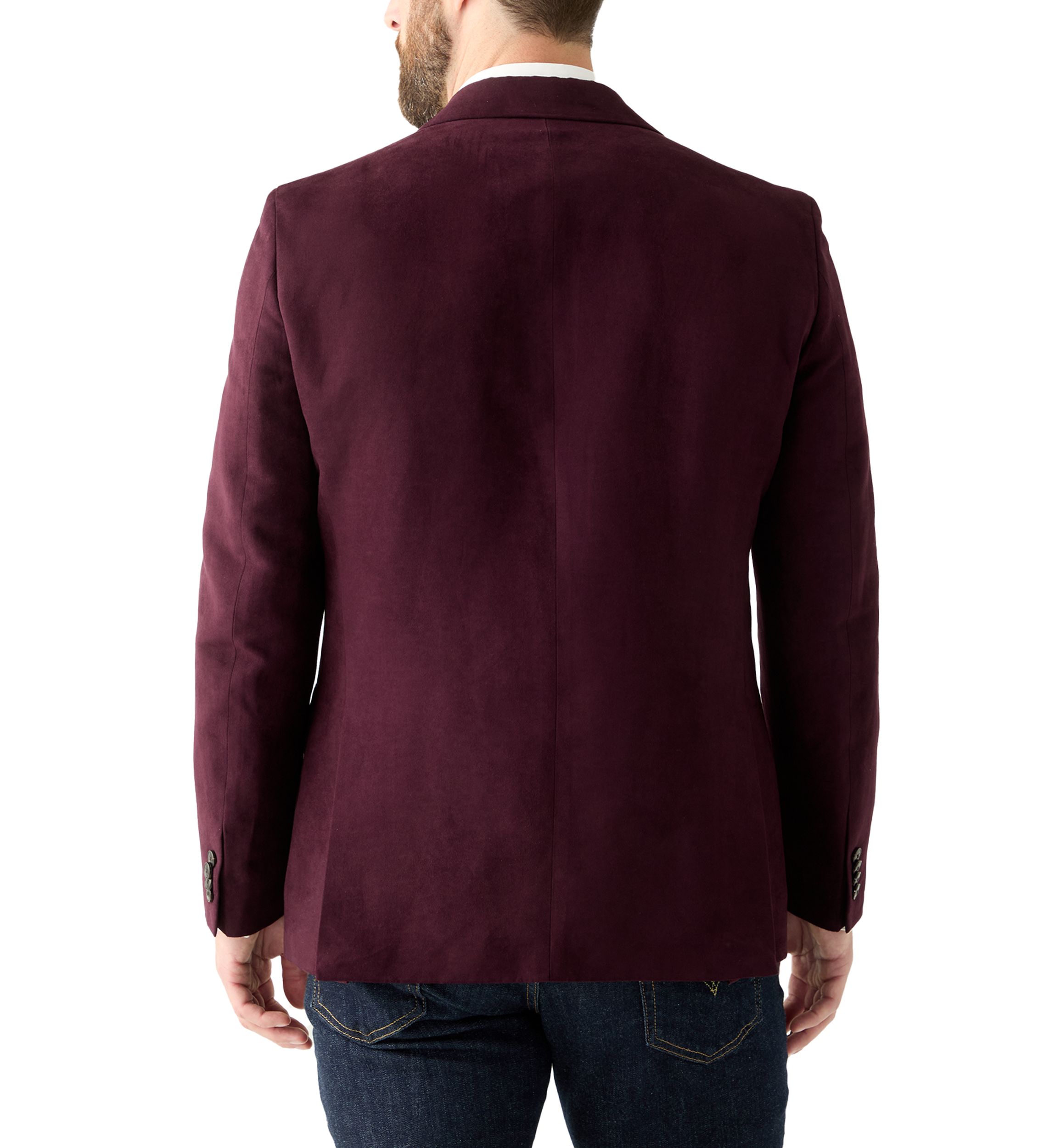 Mens Faux Suede Jacket