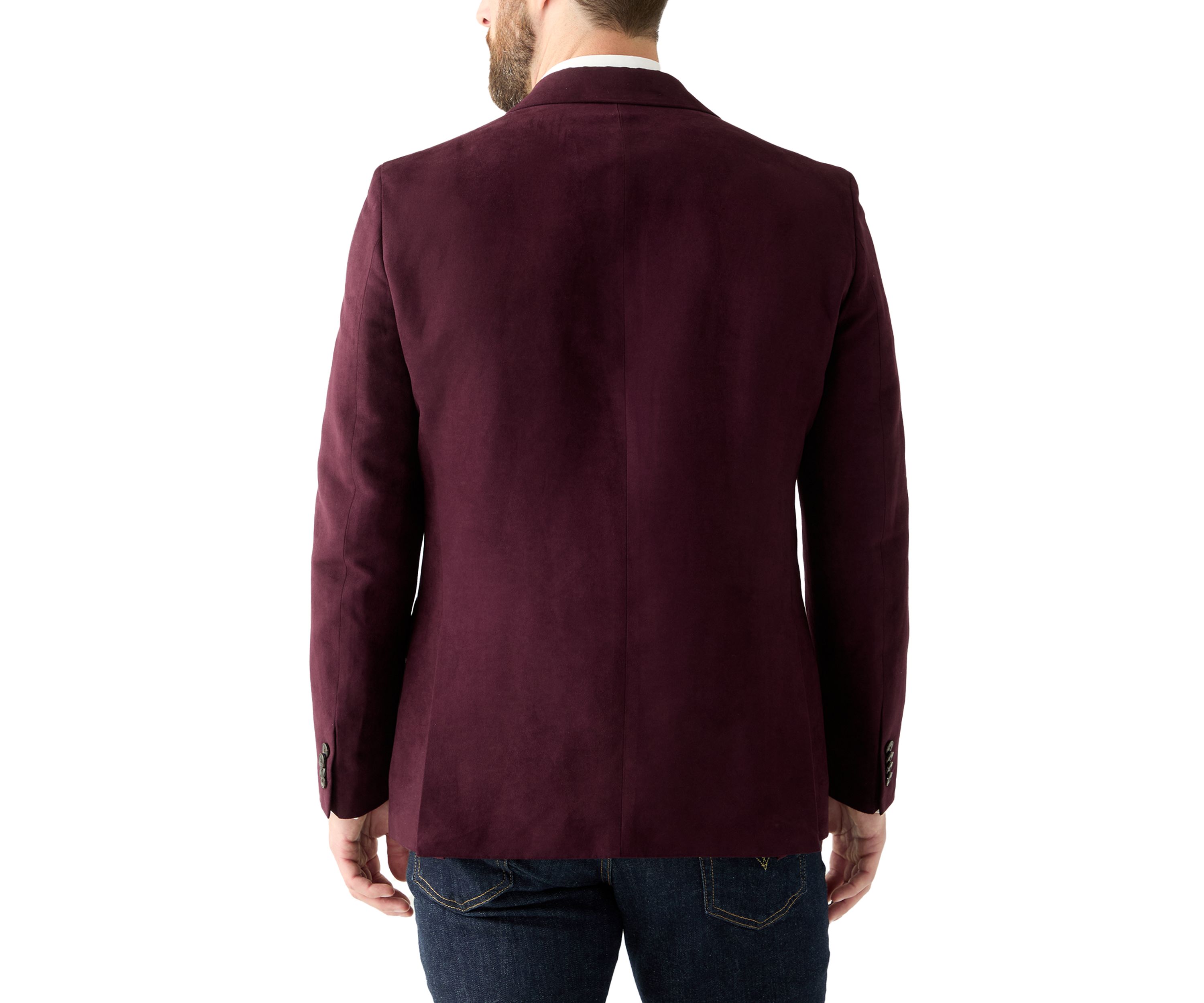 Mens Faux Suede Jacket