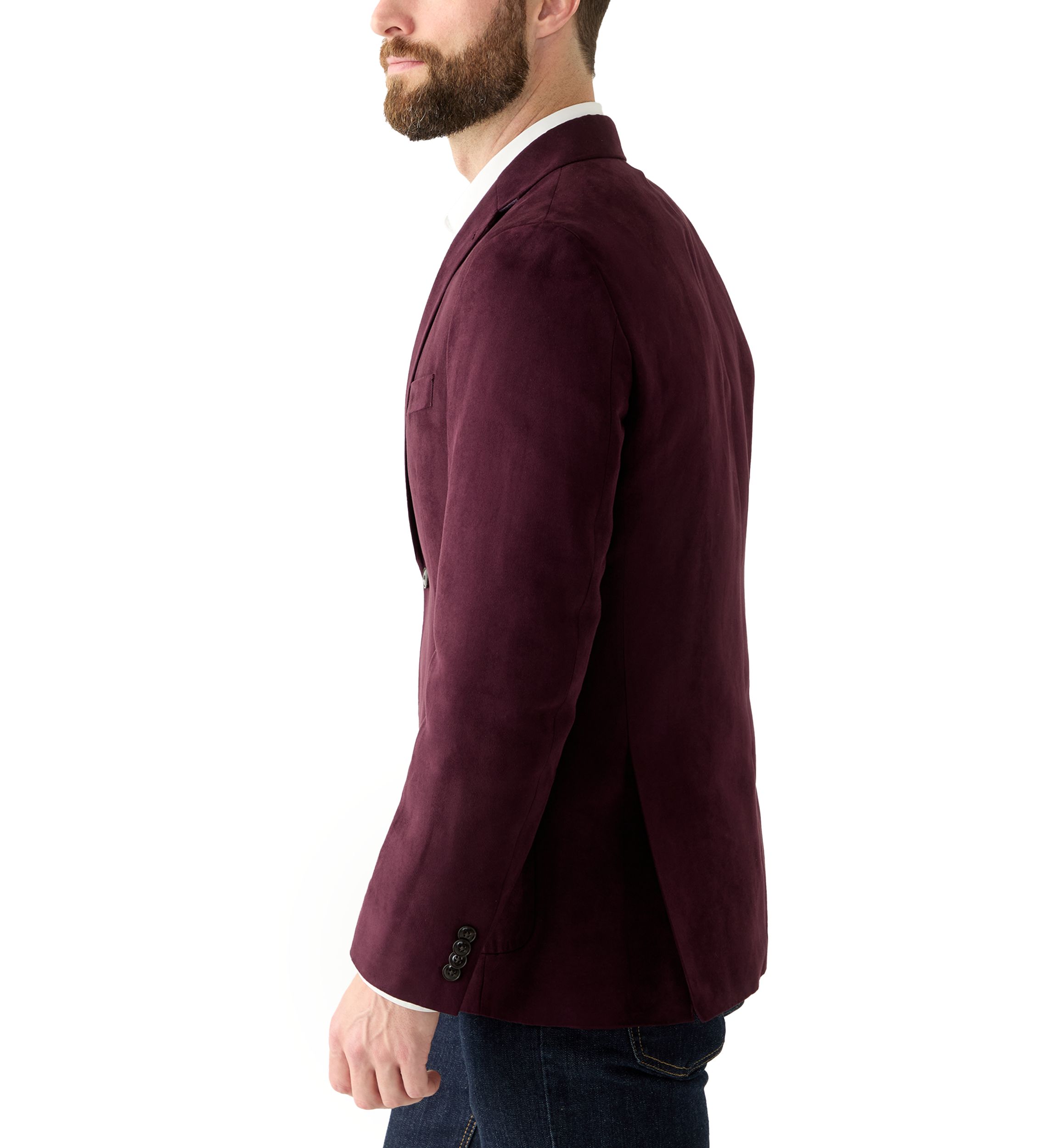 Mens Faux Suede Jacket