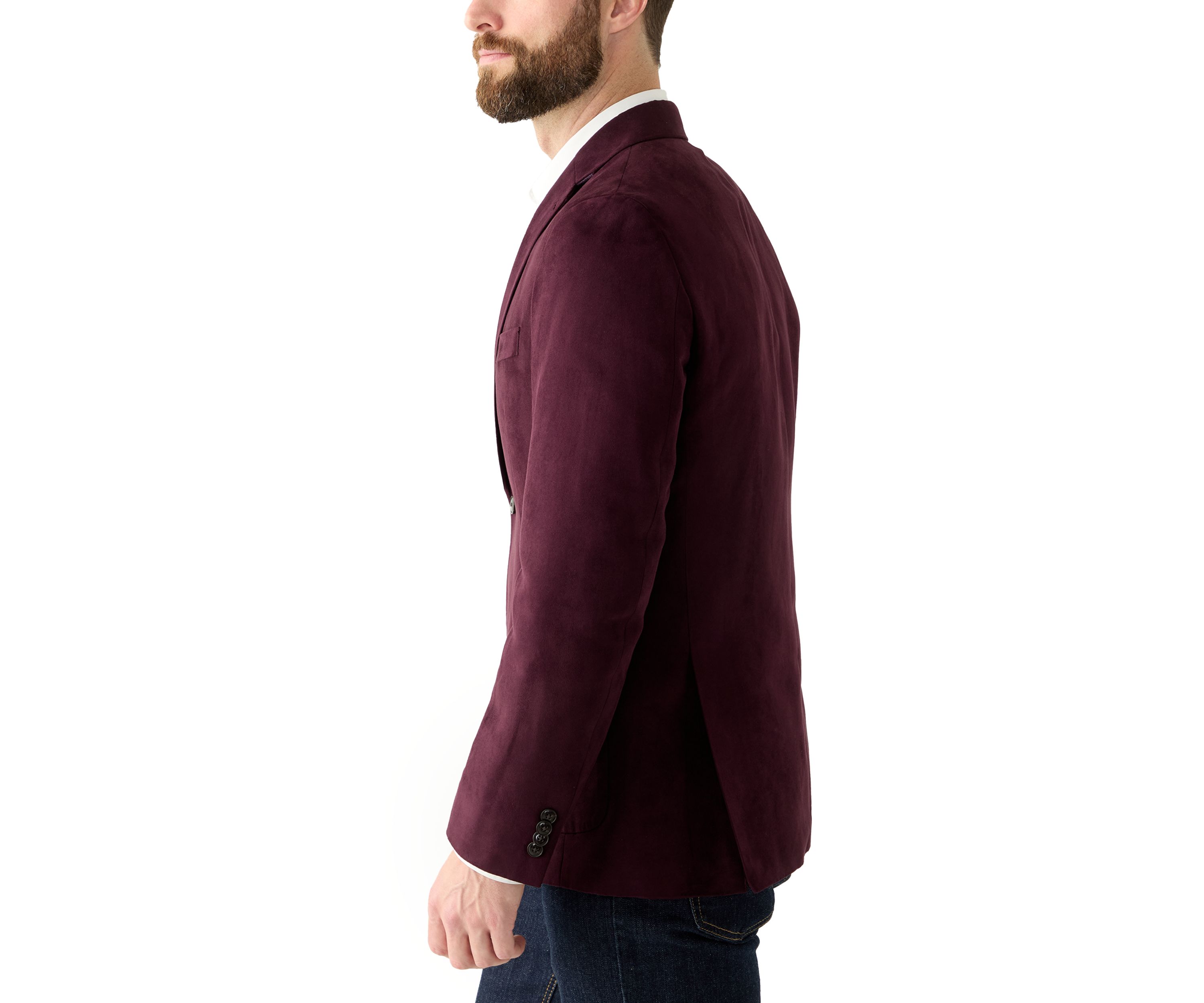 Mens Faux Suede Jacket
