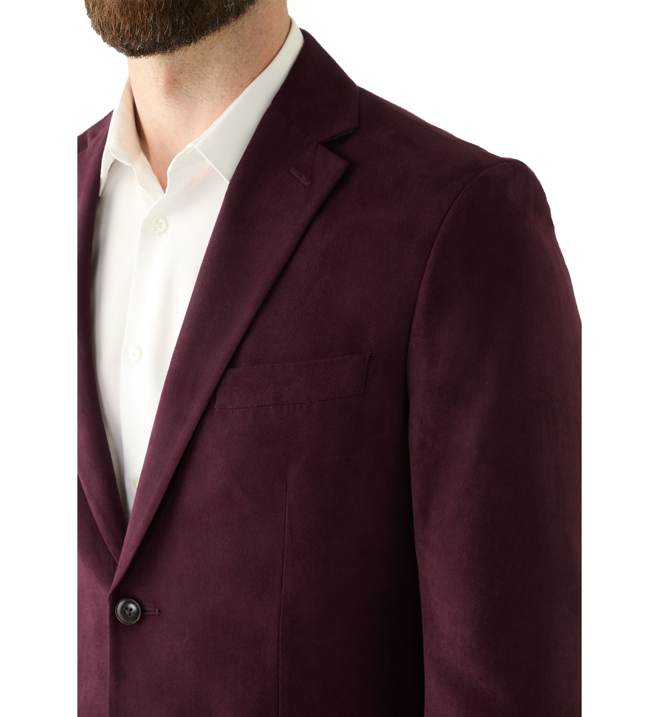 Mens Faux Suede Jacket