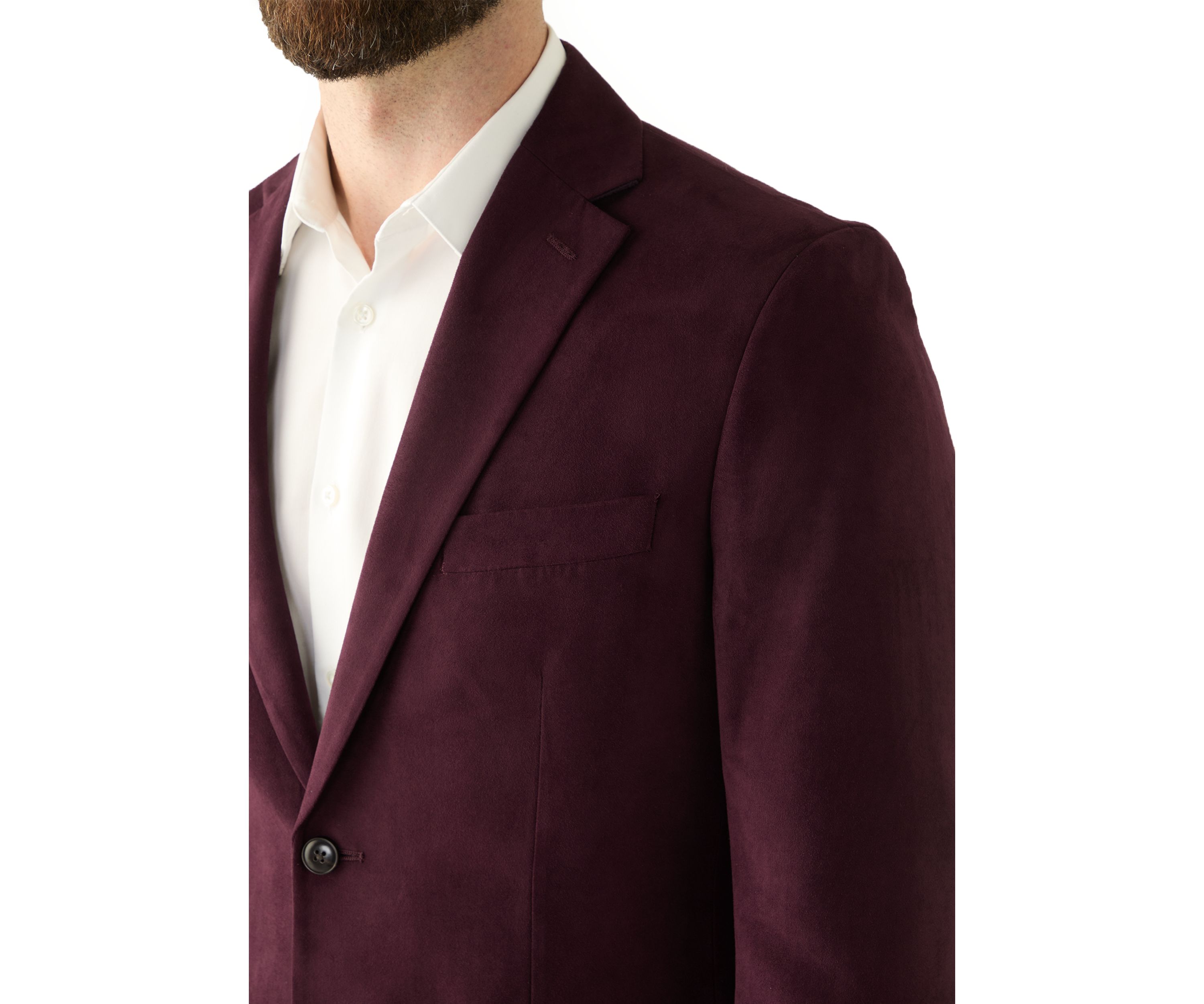 Mens Faux Suede Jacket