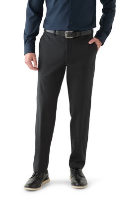 MICHAEL Michael Kors Men's MK Flex Pants - Classic Fit, Black, 42 x 30