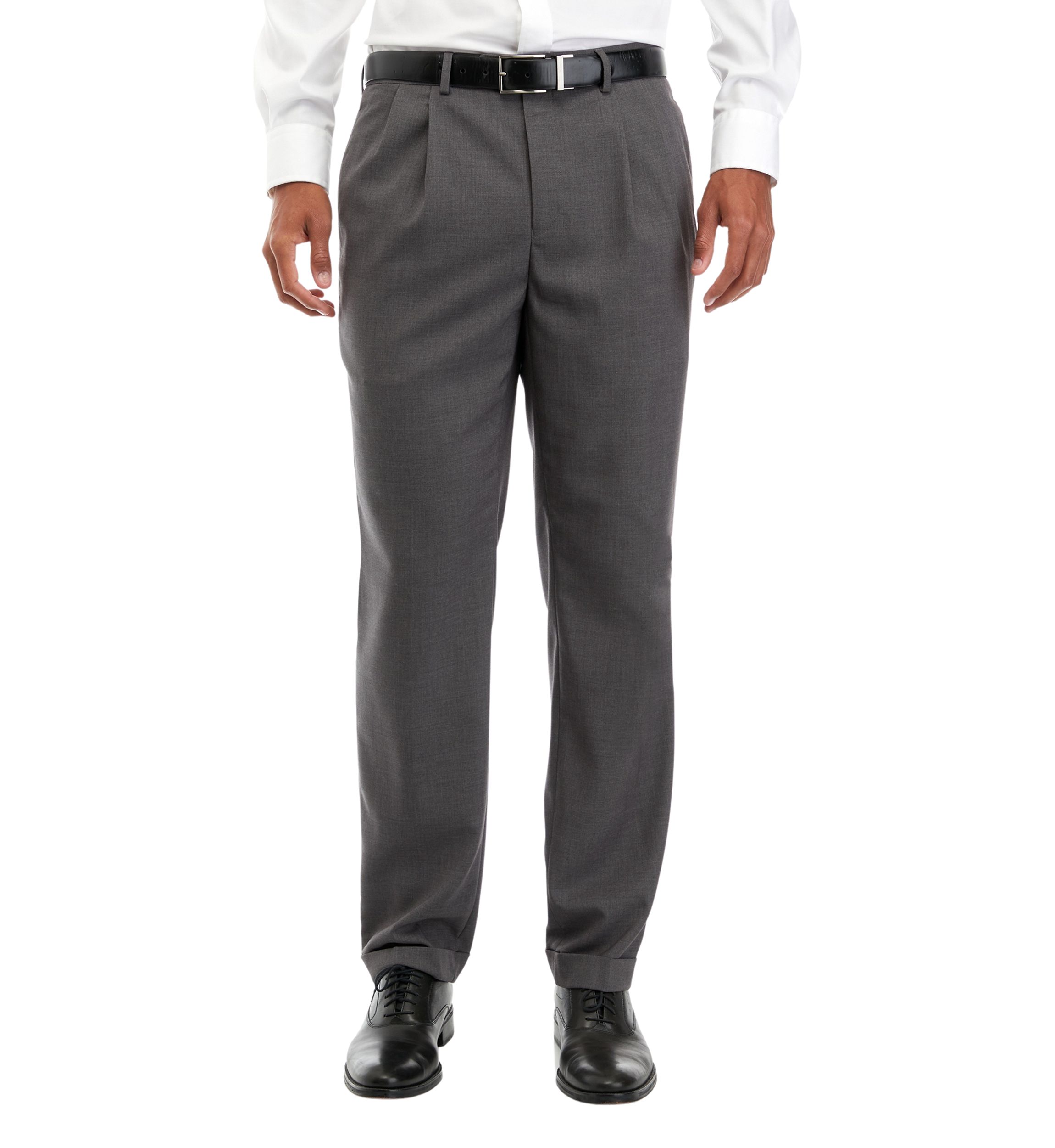 Mens Stretch Pleated Pants