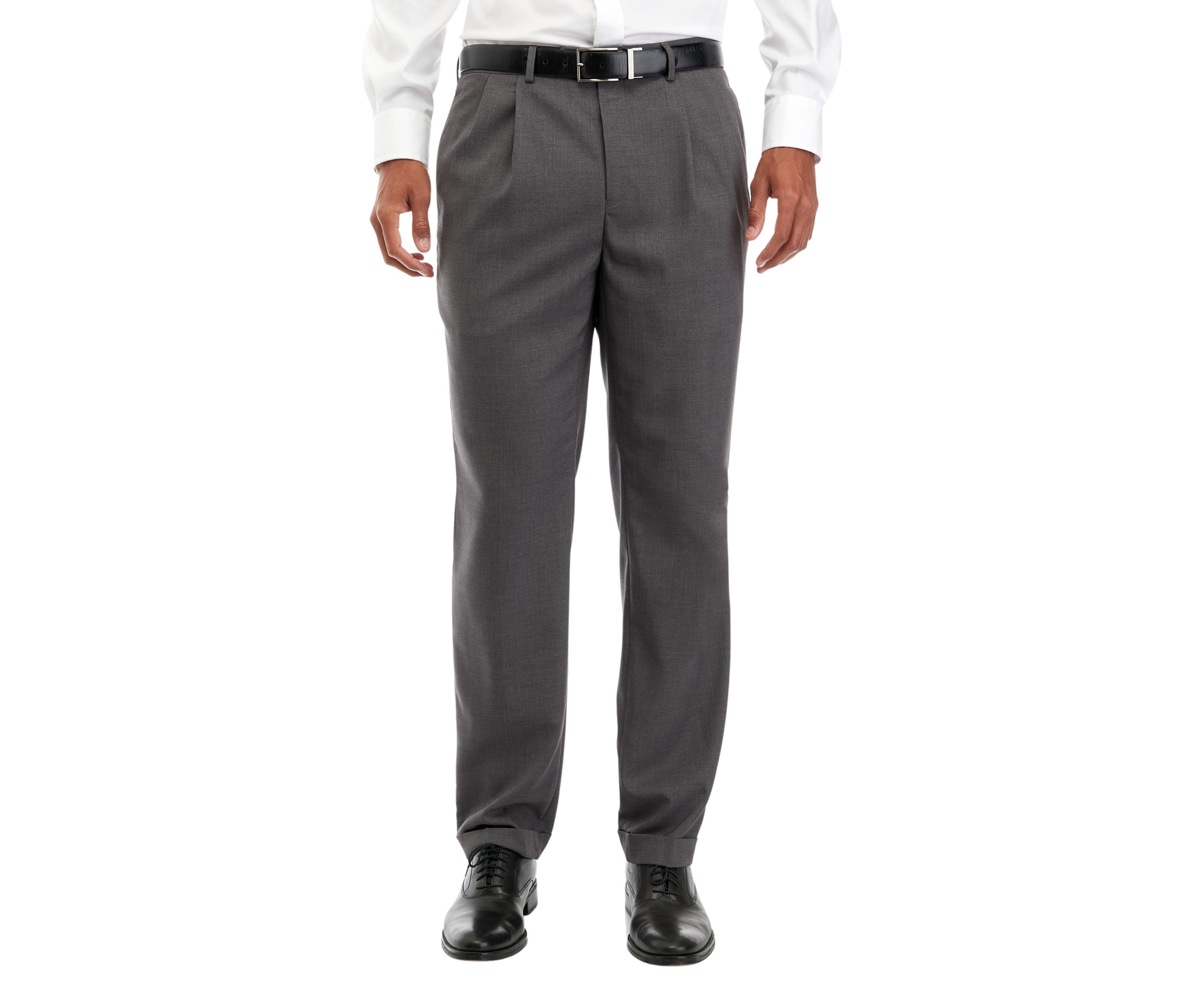 Mens Stretch Pleated Pants