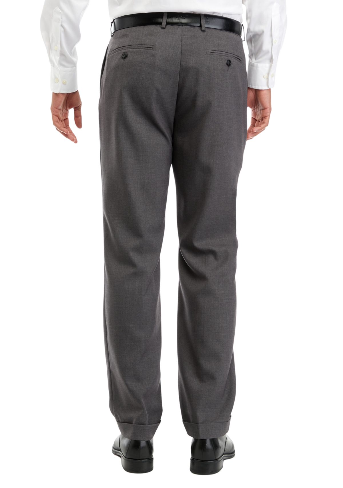 Mens Stretch Pleated Pants