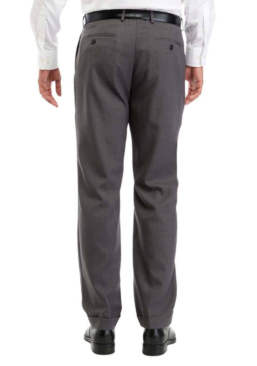 Mens Stretch Pleated Pants