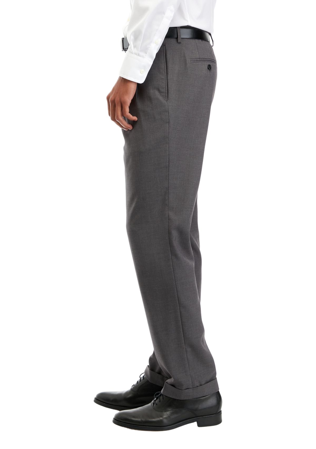Mens Stretch Pleated Pants