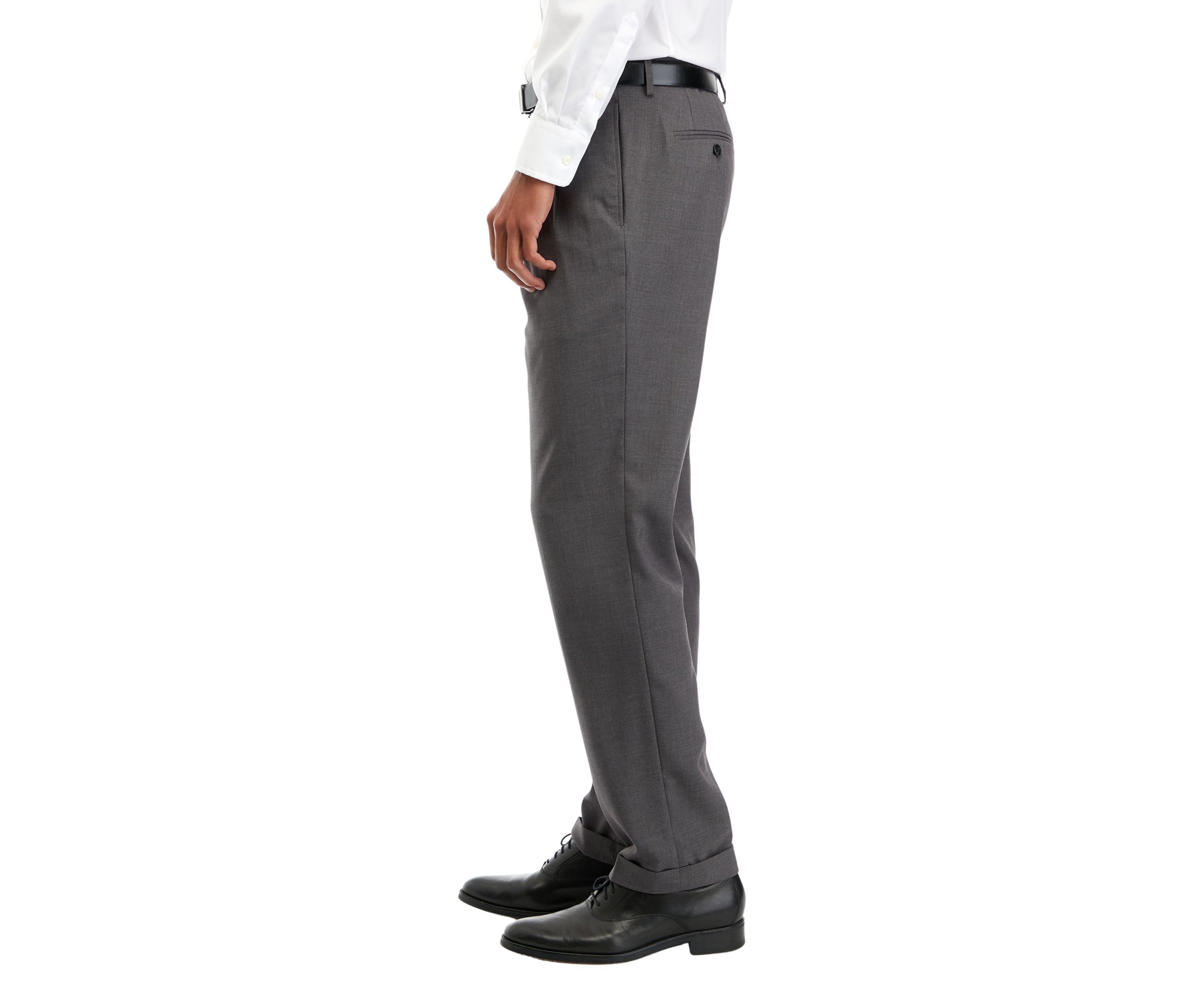 Mens Stretch Pleated Pants