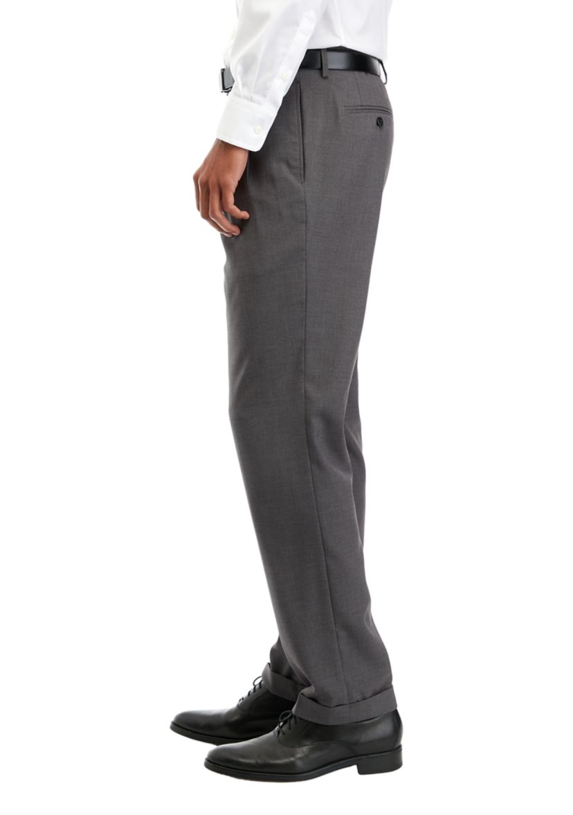Mens Stretch Pleated Pants