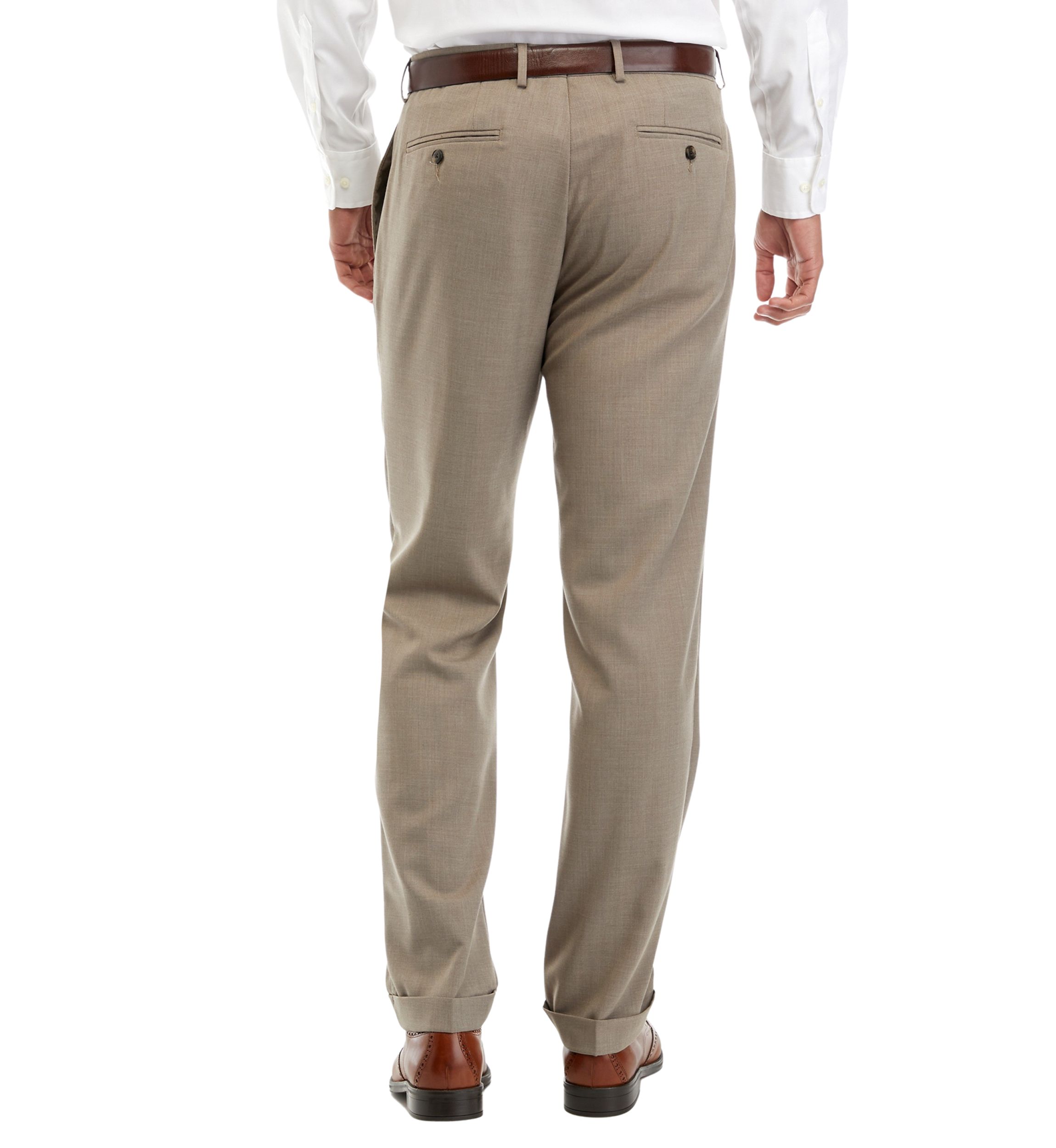 Mens Stretch Pleated Pants