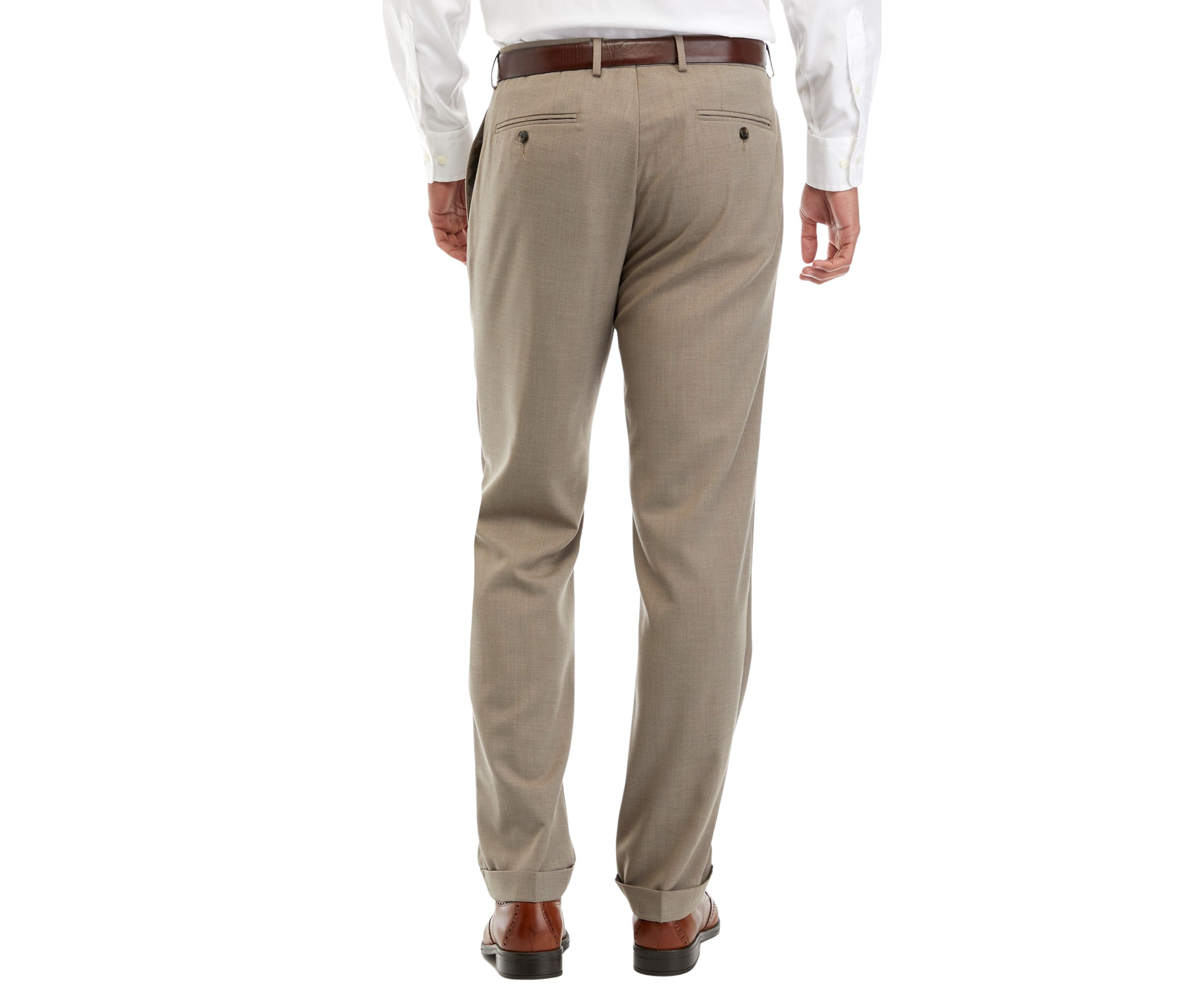 Mens Stretch Pleated Pants
