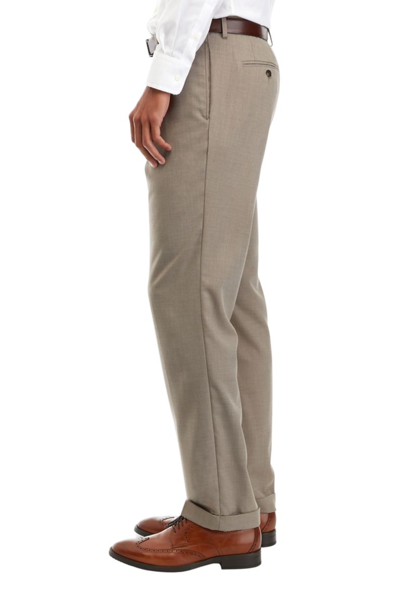 Mens Stretch Pleated Pants