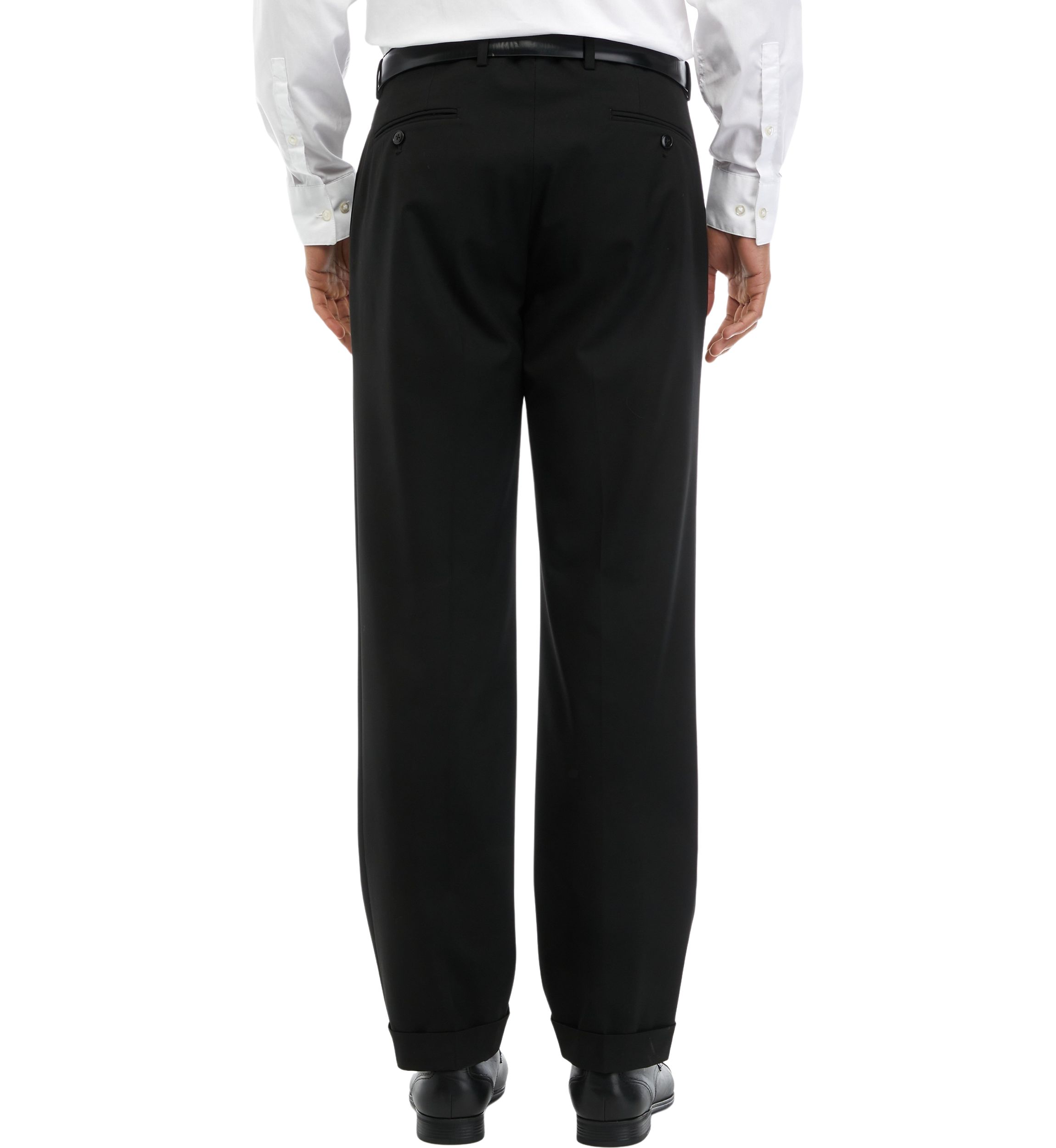 Pleated Stretch Pants