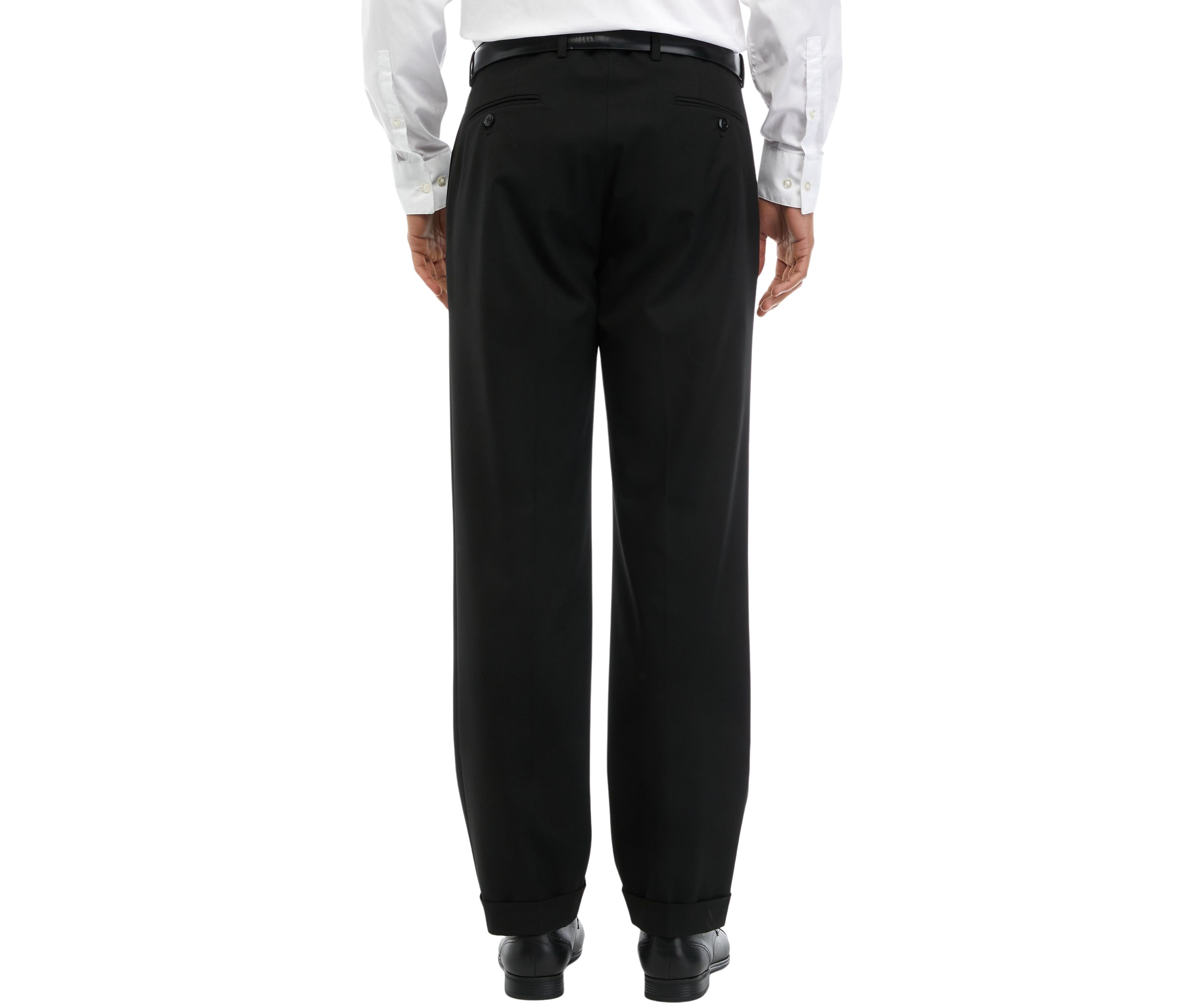 Pleated Stretch Pants