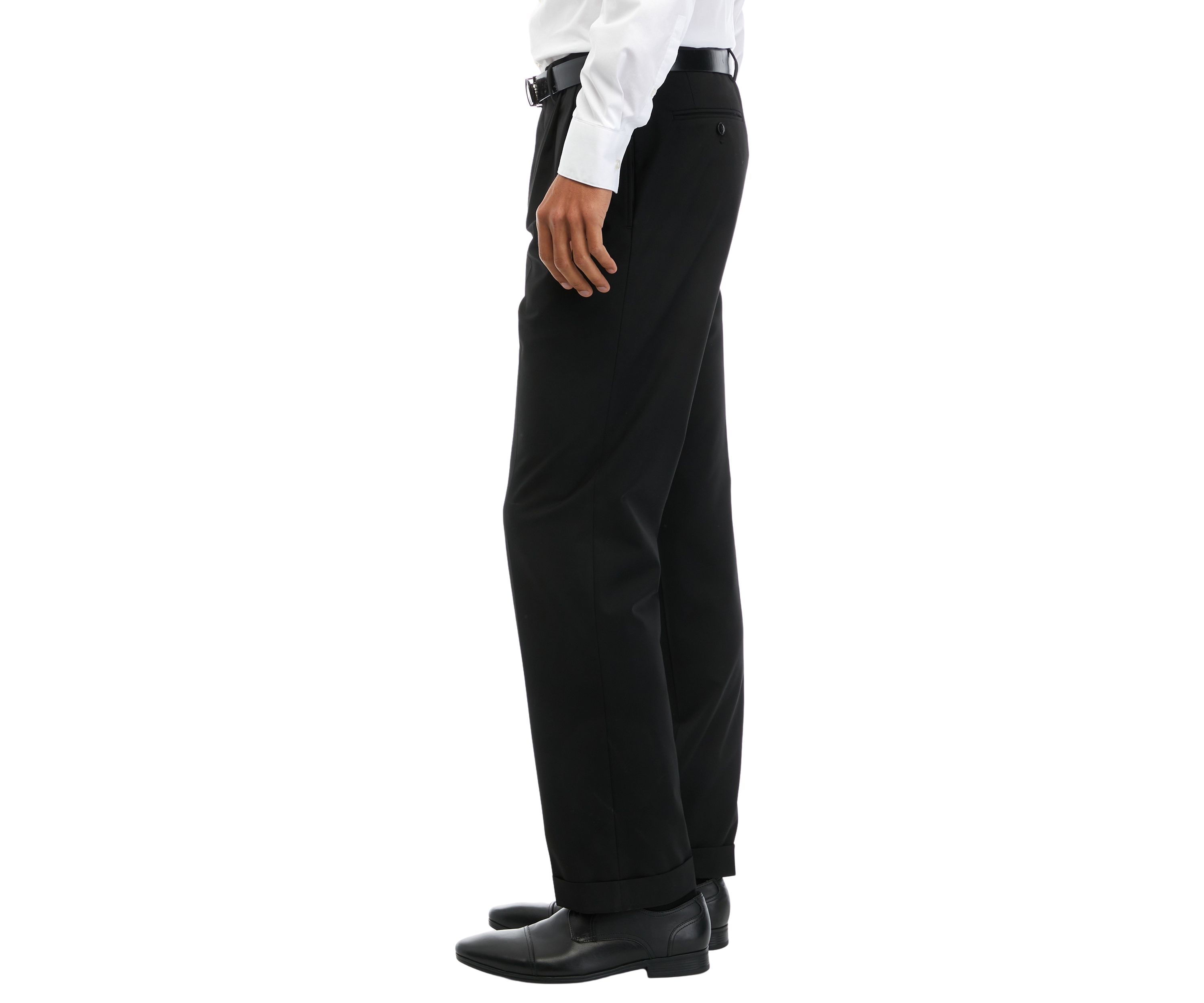Pleated Stretch Pants