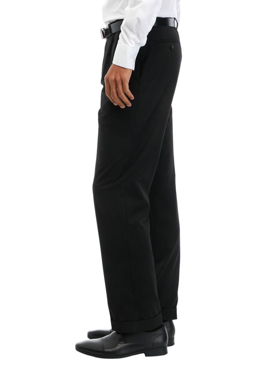 Pleated Stretch Pants