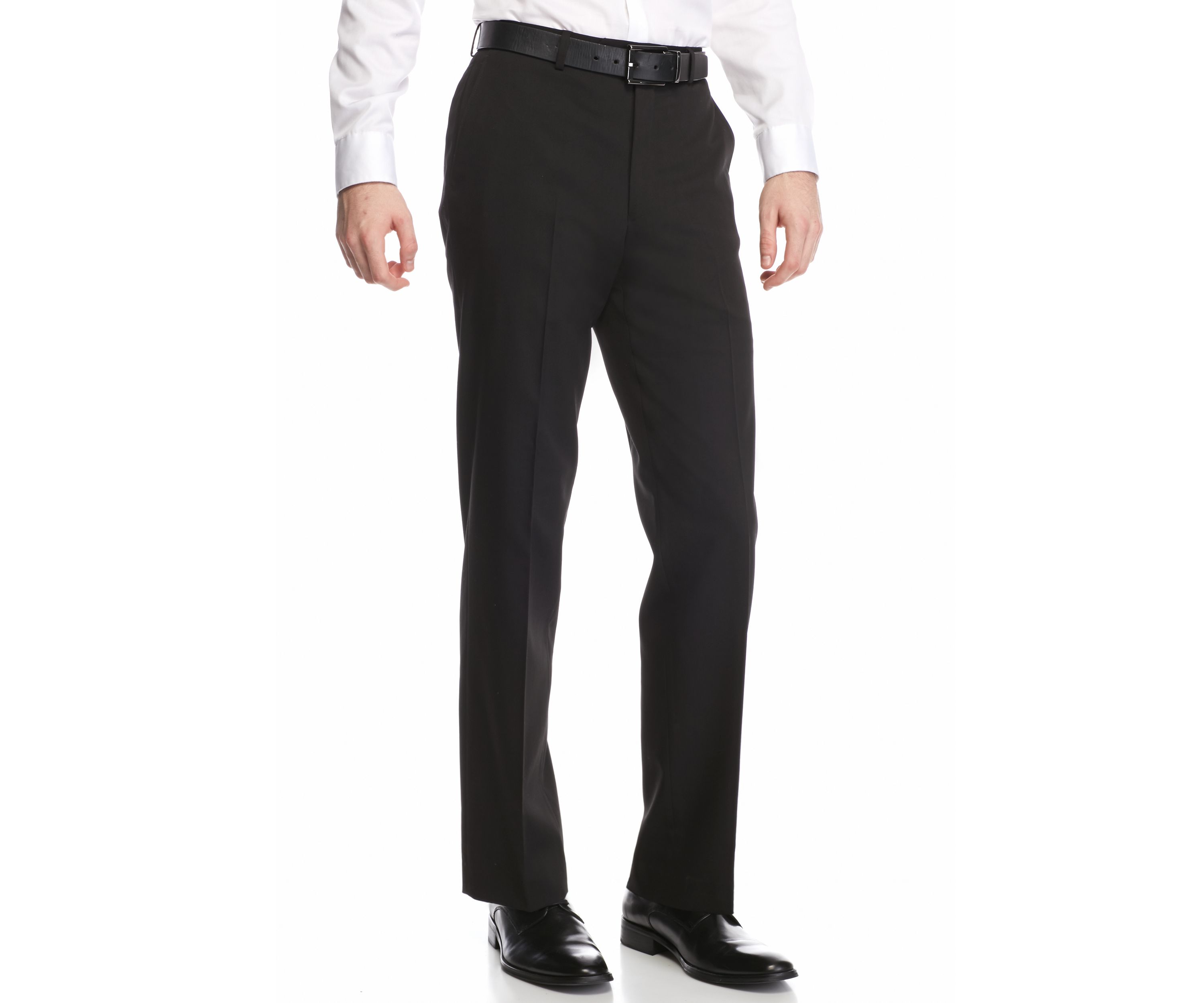 Classic-Fit Flat-Front Dress Pants
