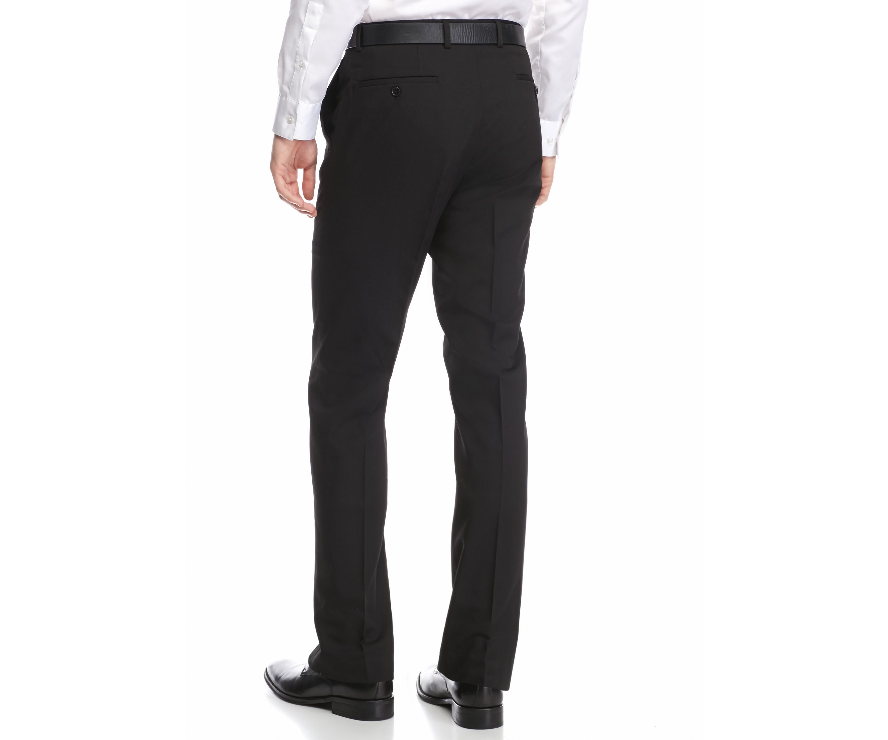 Classic-Fit Flat-Front Dress Pants