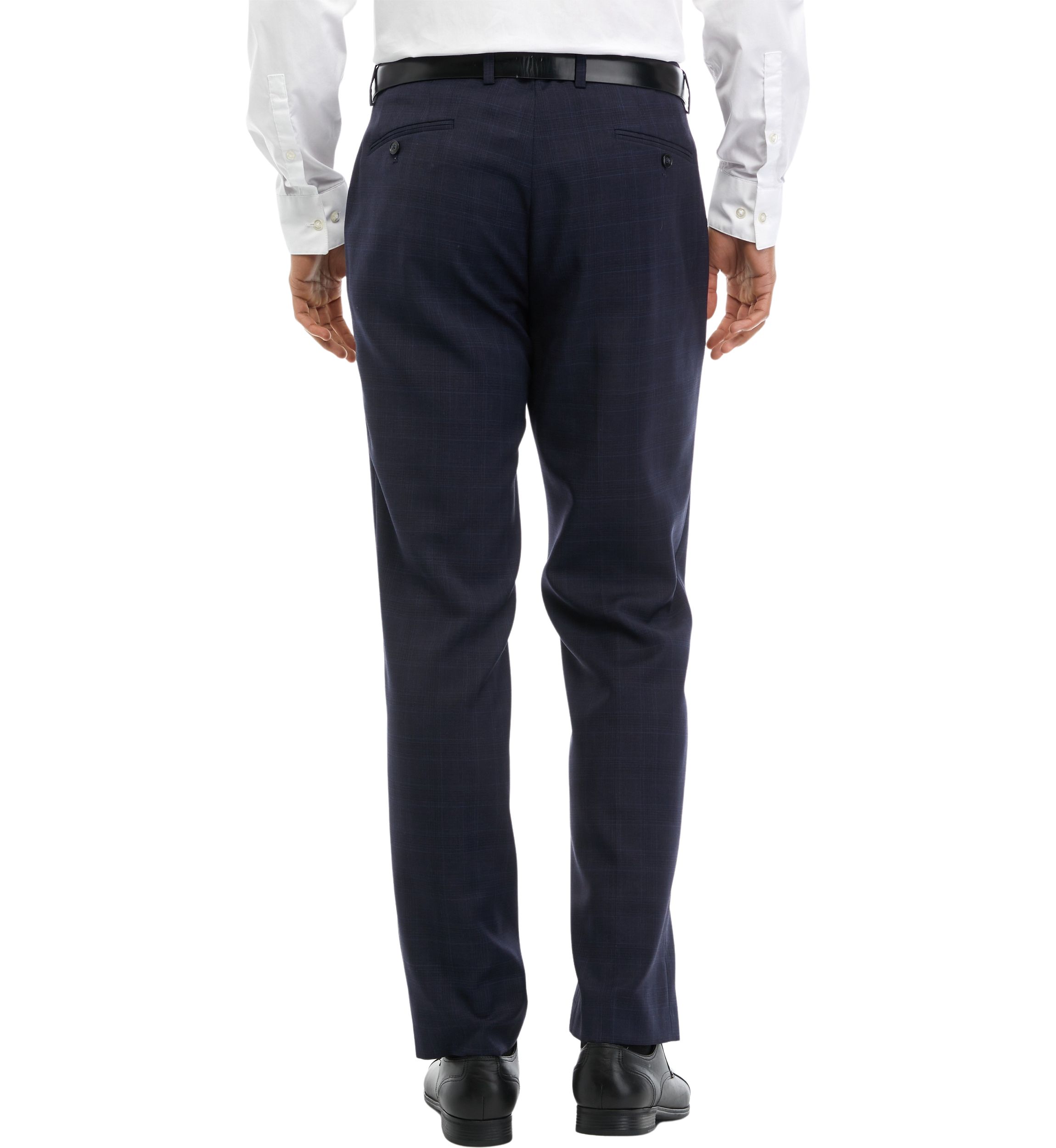 Blue Plaid Pants