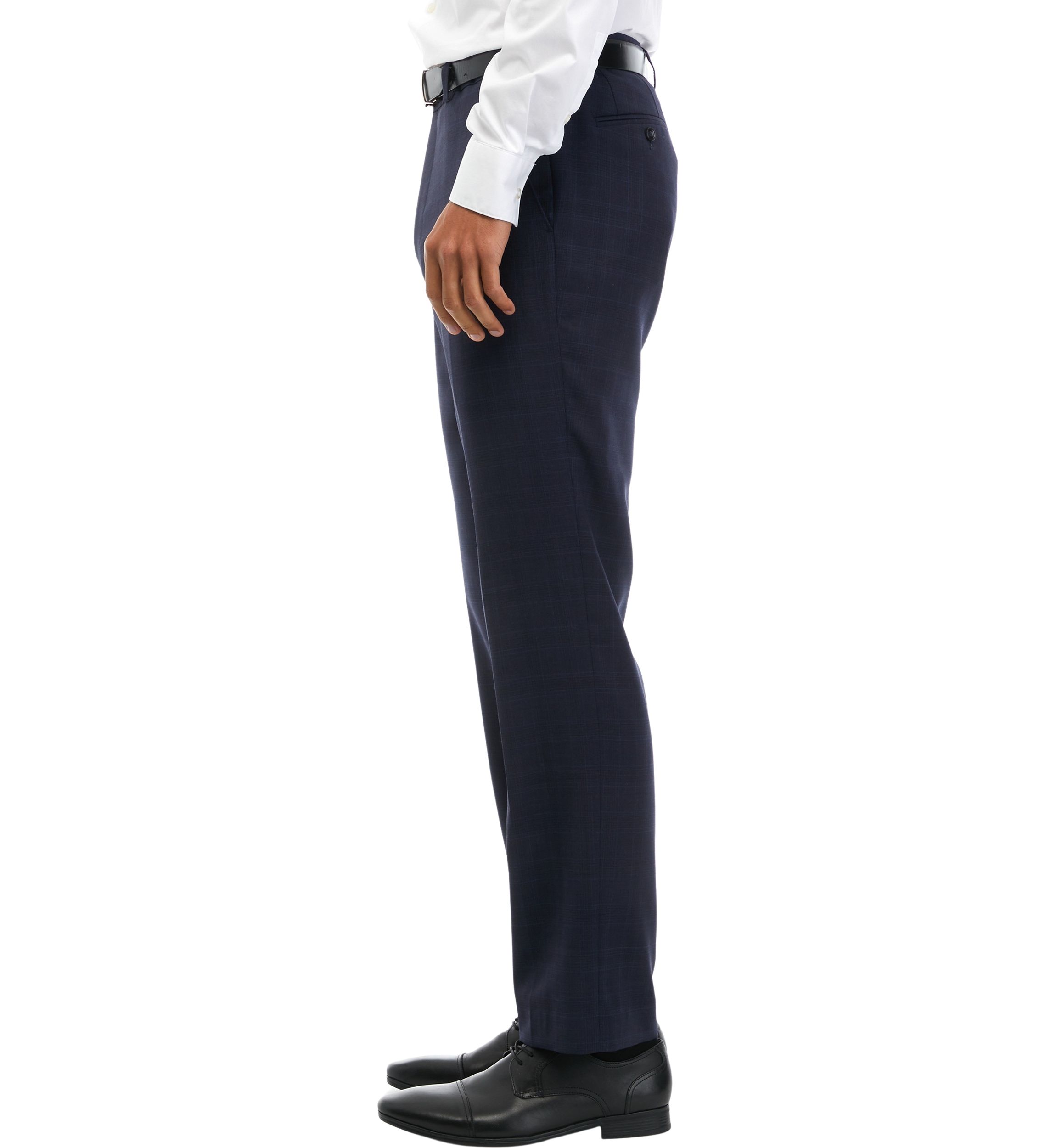 Blue Plaid Pants