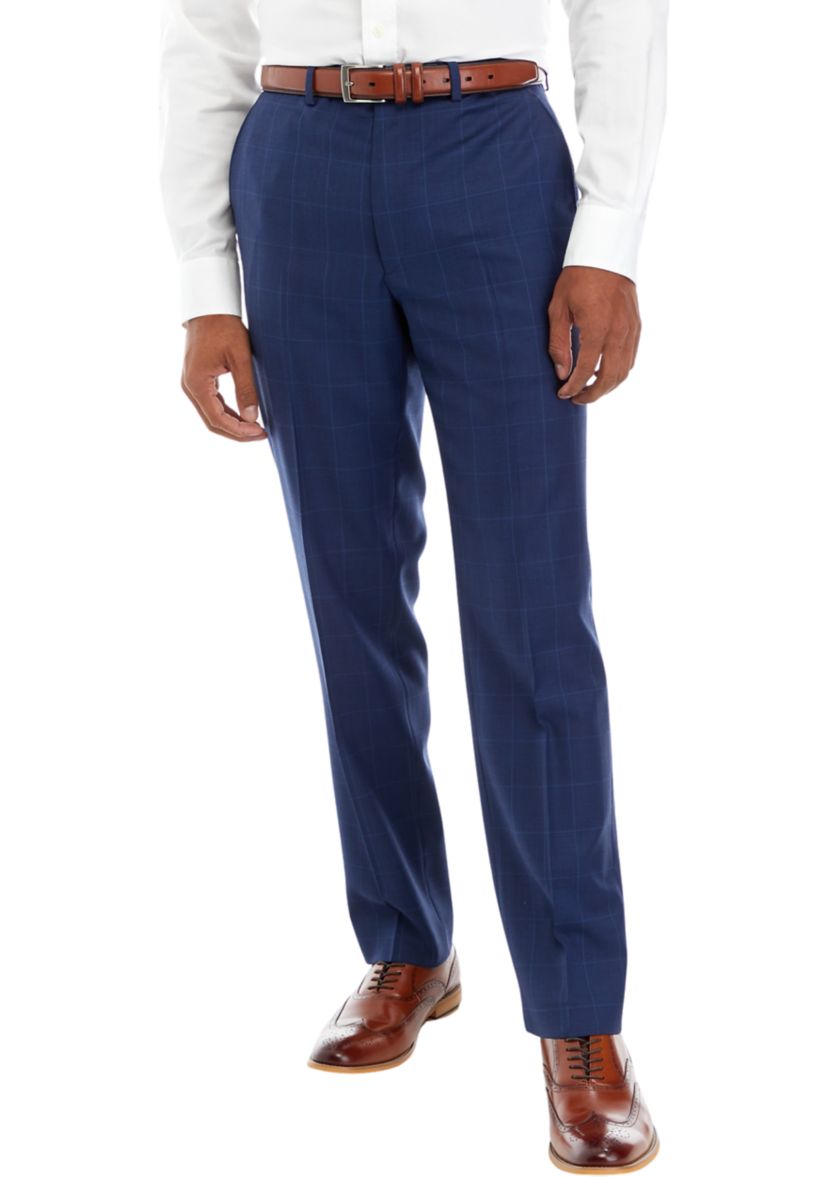 Mens Windowpane Suit Separate Pants