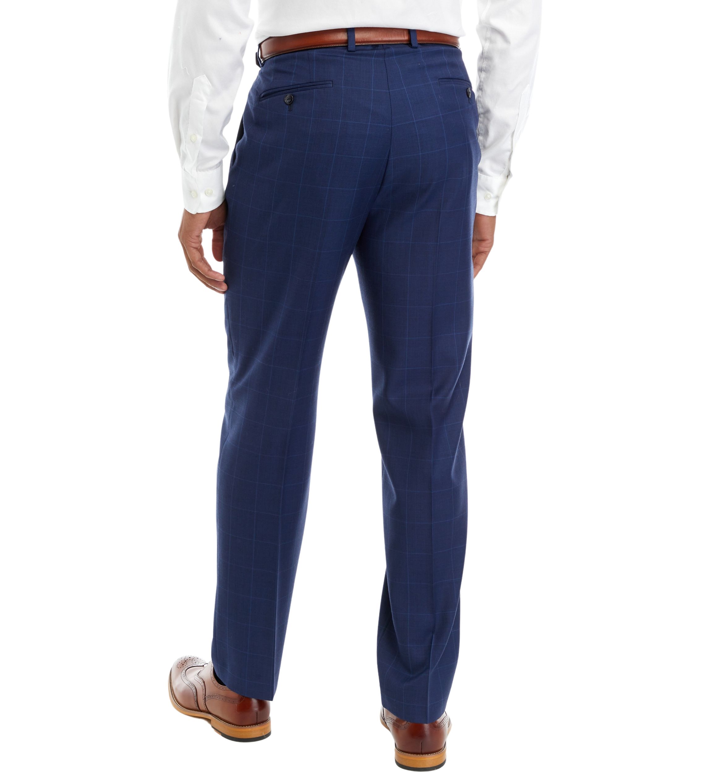 Mens Windowpane Suit Separate Pants