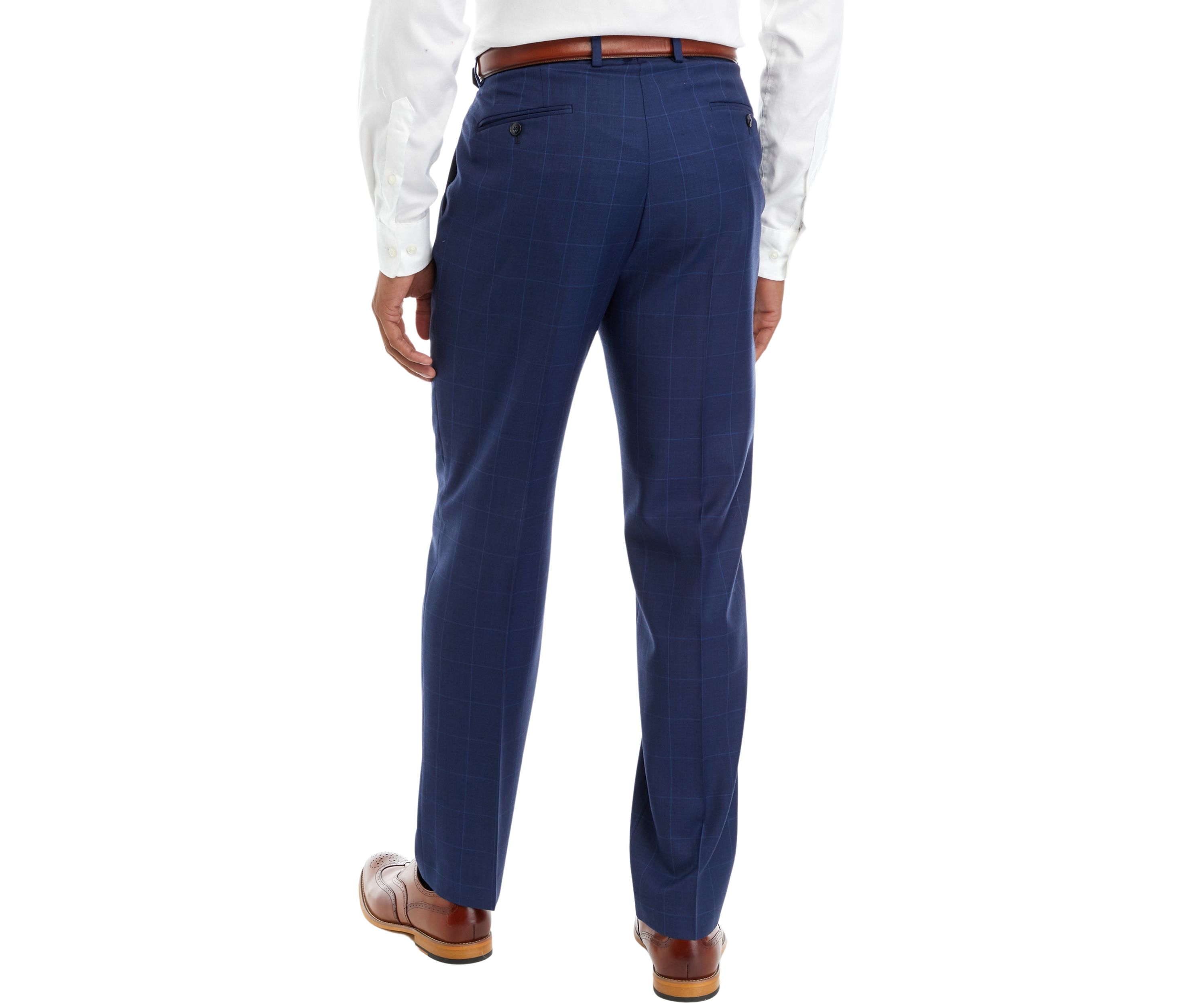 Mens Windowpane Suit Separate Pants