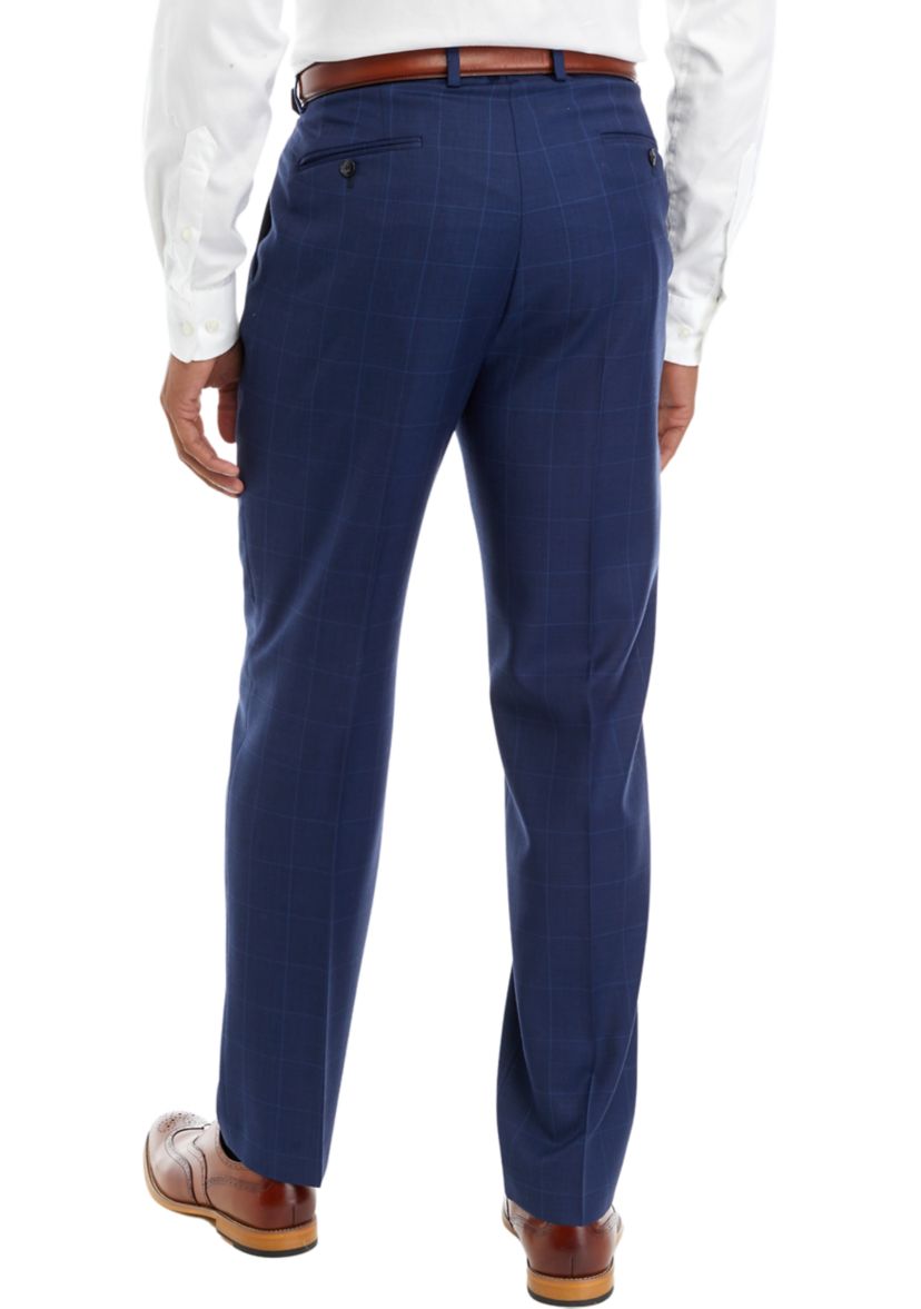 Mens Windowpane Suit Separate Pants