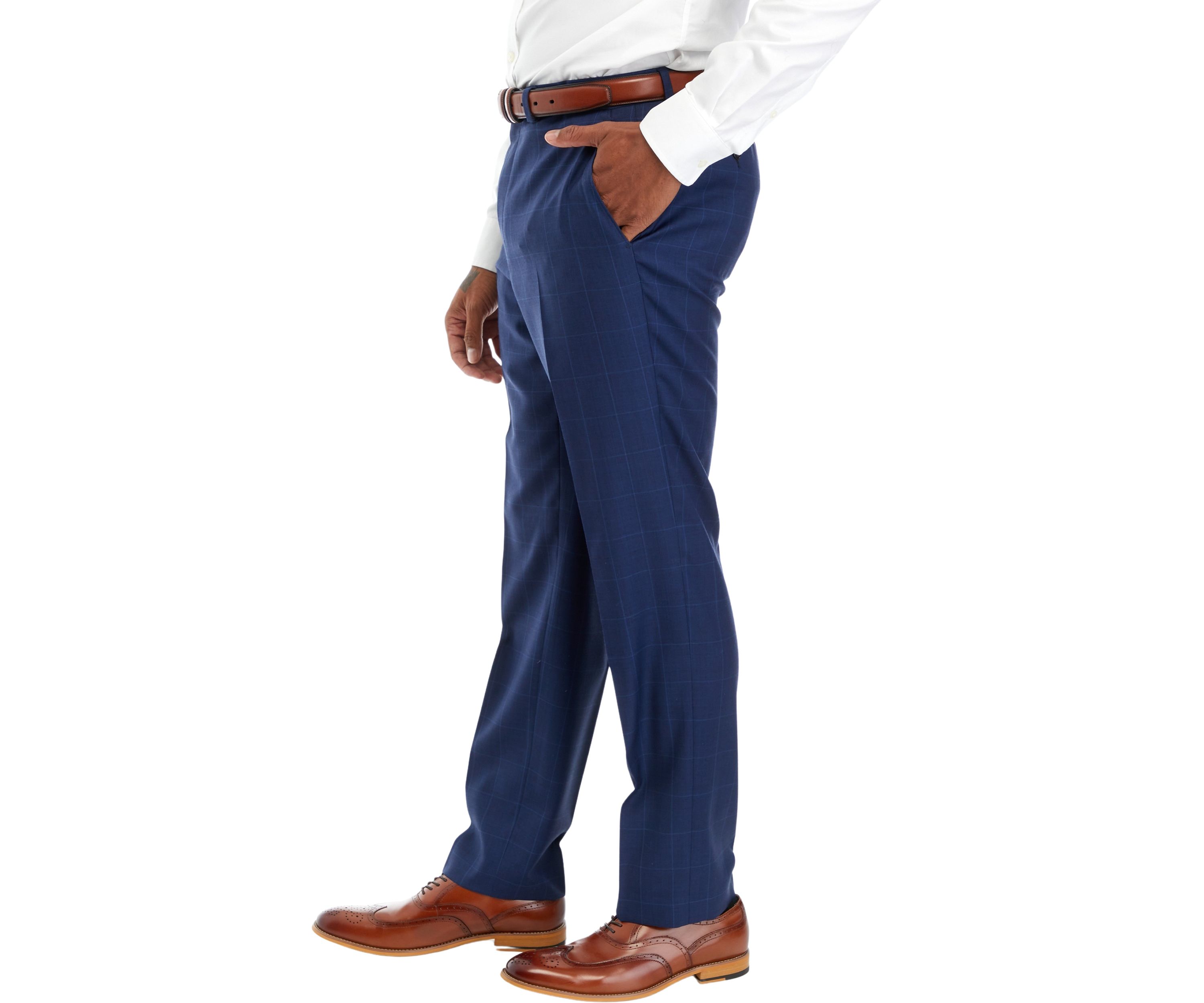 Mens Windowpane Suit Separate Pants
