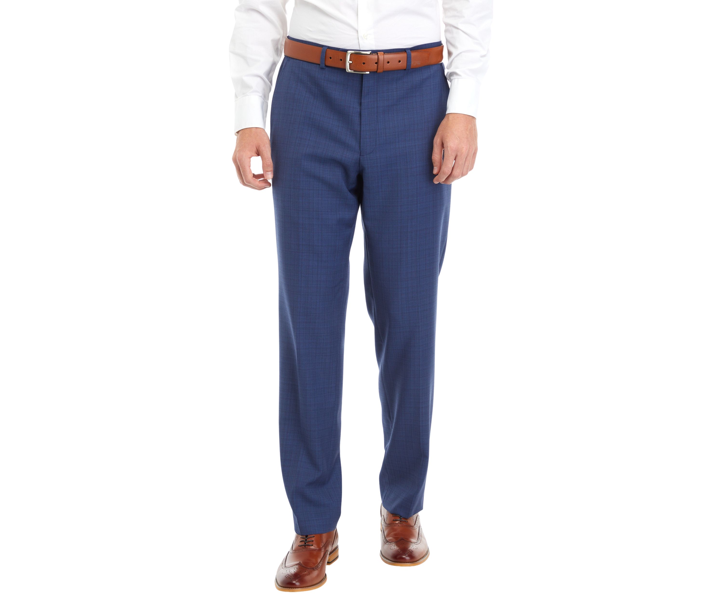 Blue Windowpane Suit Separate Pants