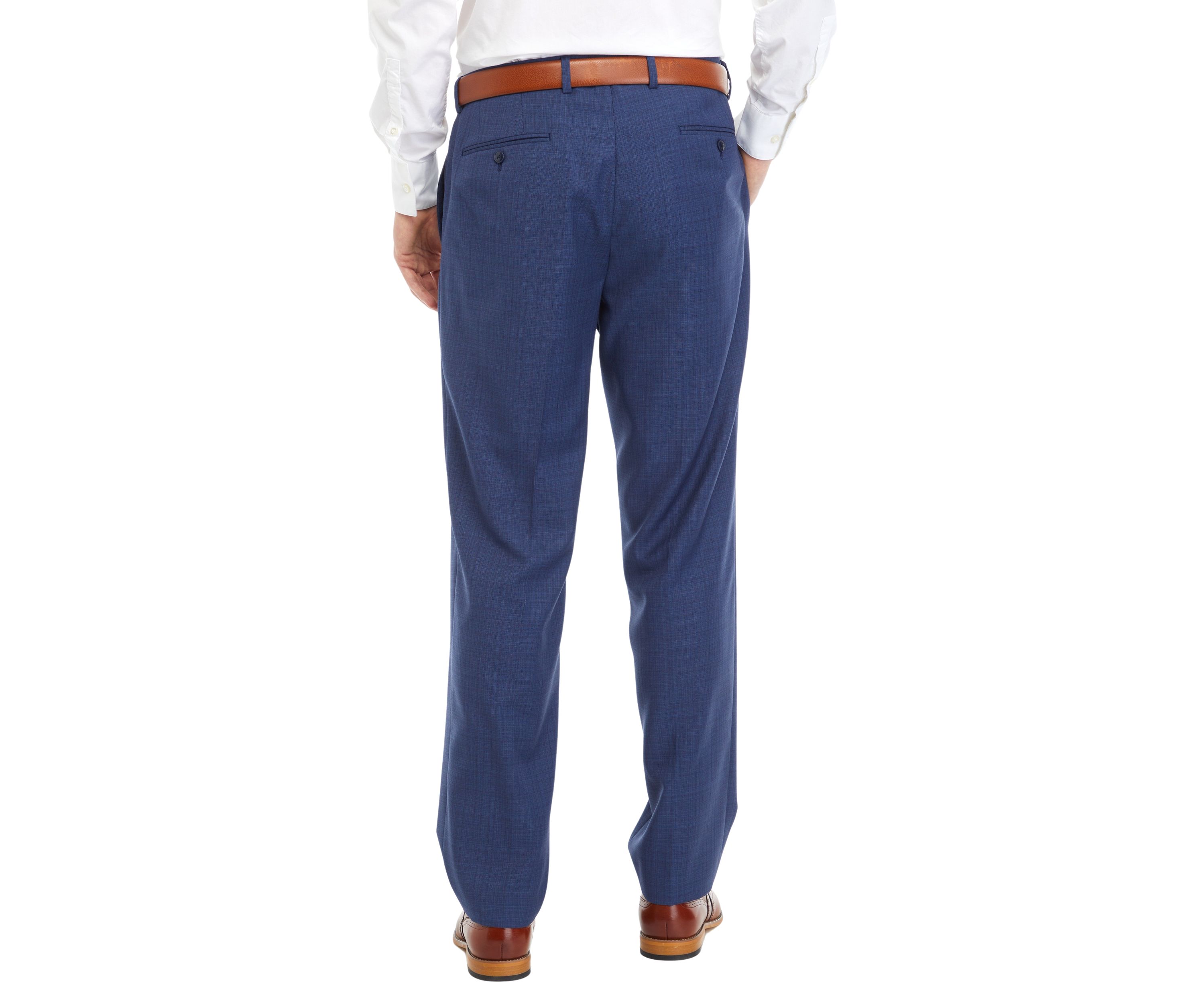 Blue Windowpane Suit Separate Pants