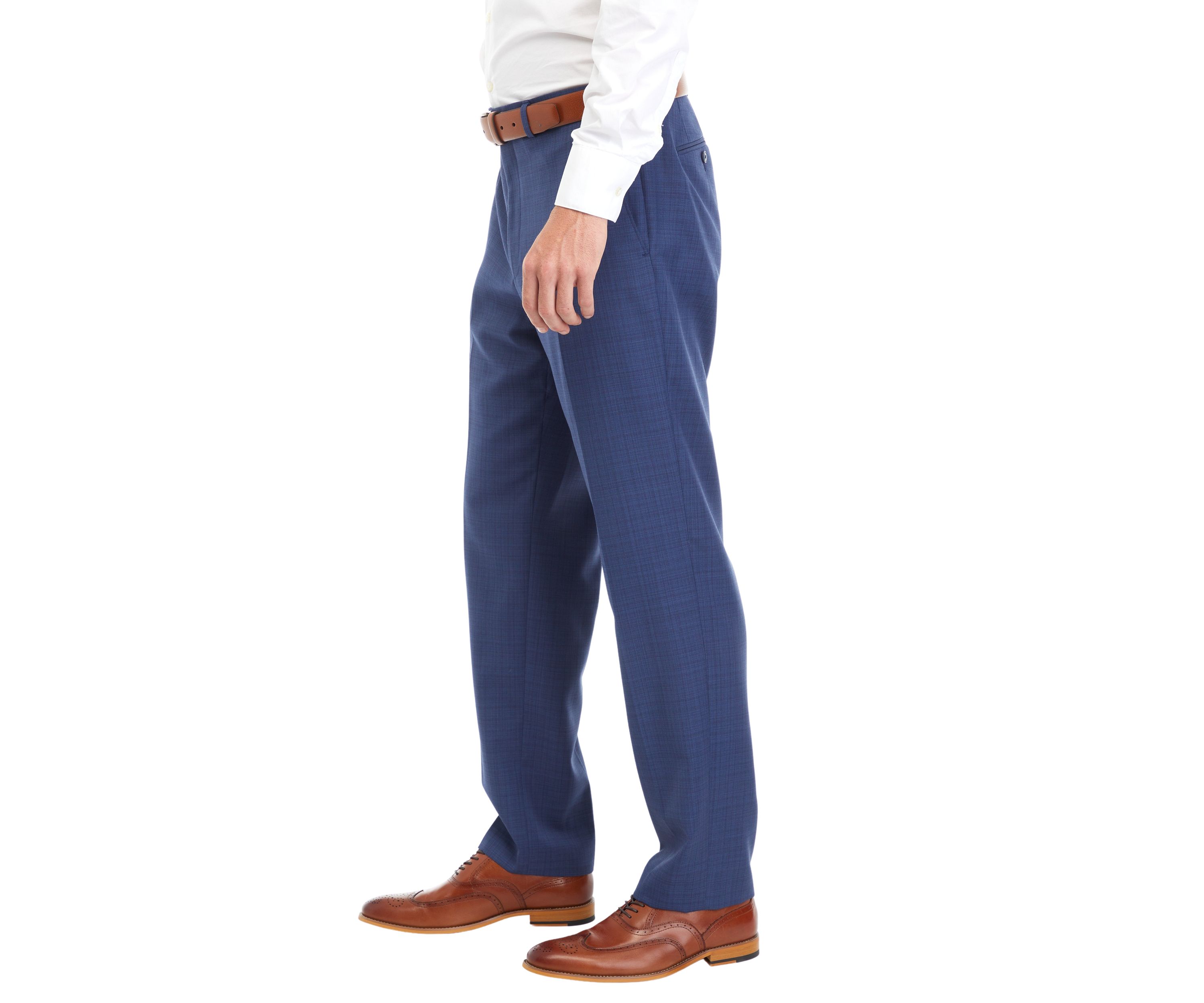 Blue Windowpane Suit Separate Pants