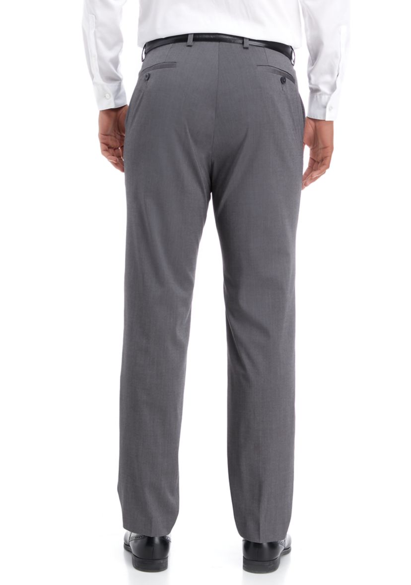 Mens Flat Front Pants