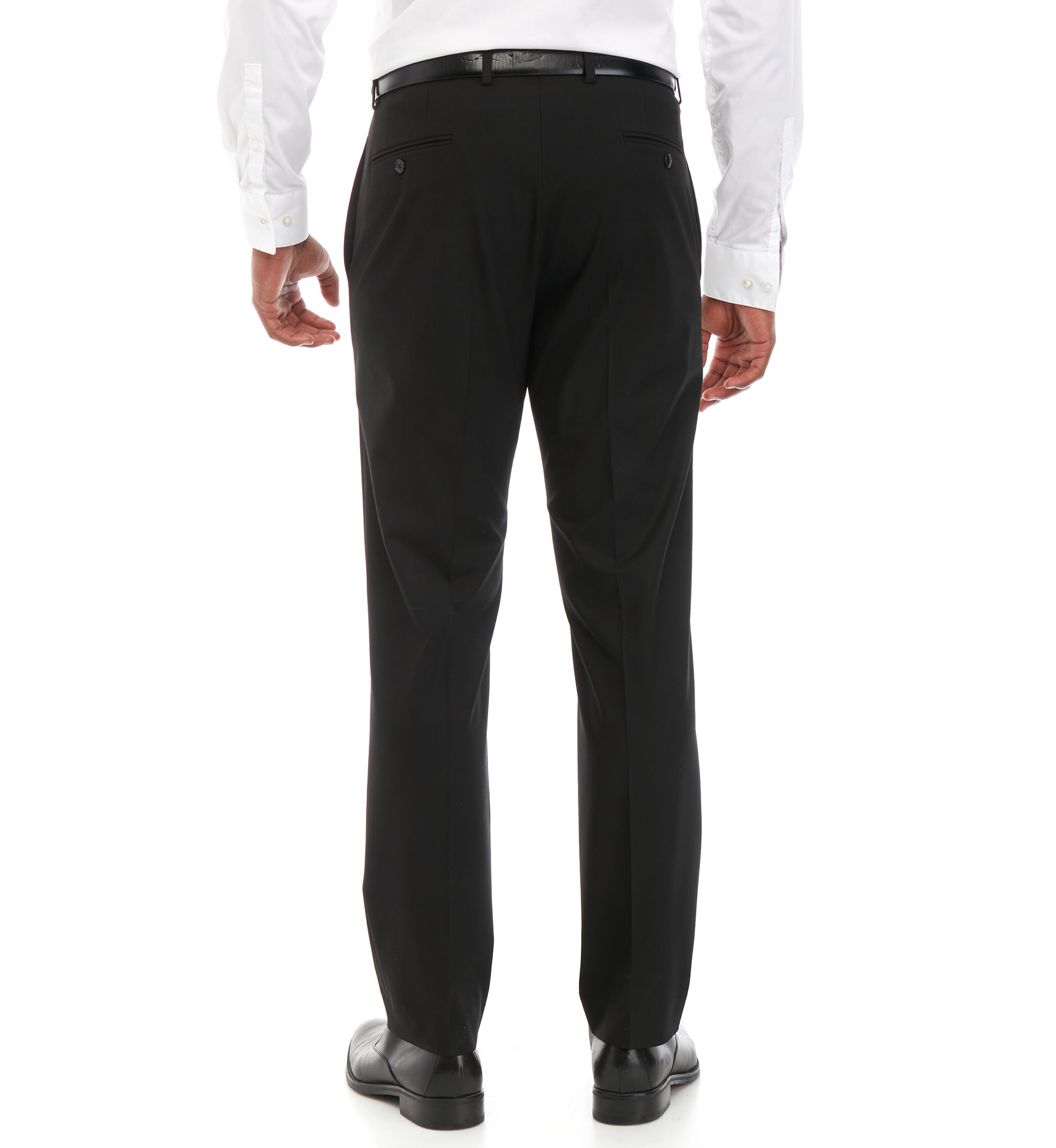 Mens Stretch Flat Front Pants