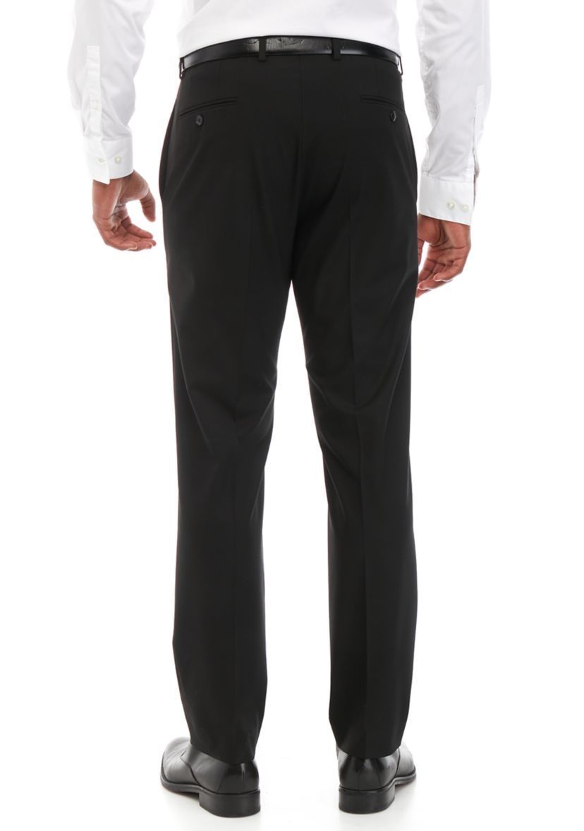 Mens Stretch Flat Front Pants
