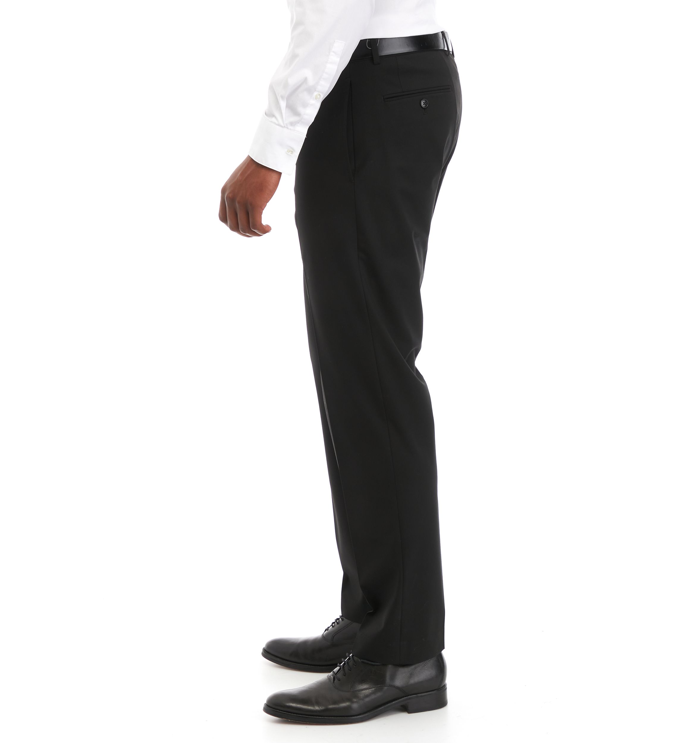 Mens Stretch Flat Front Pants