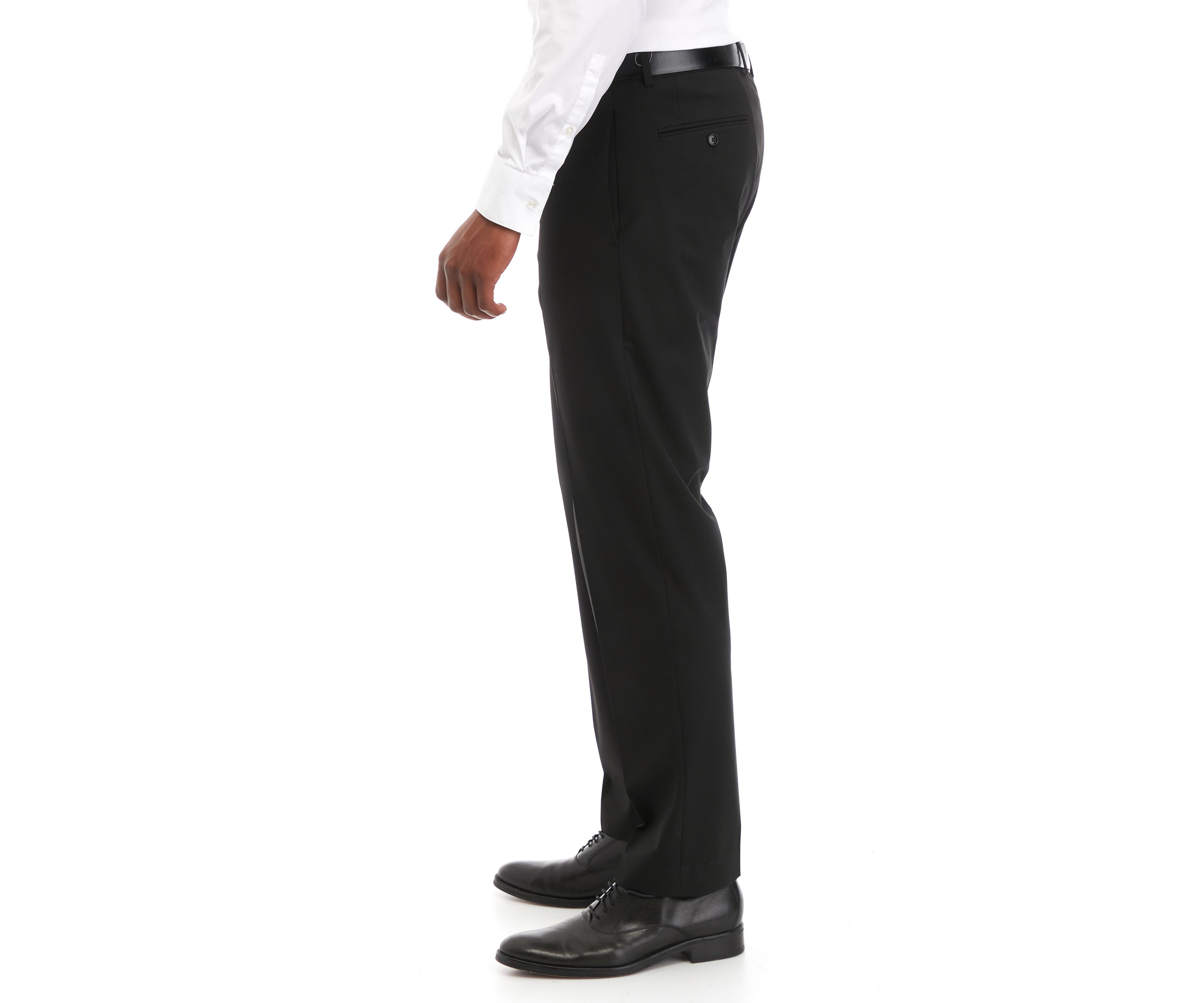 Mens Stretch Flat Front Pants