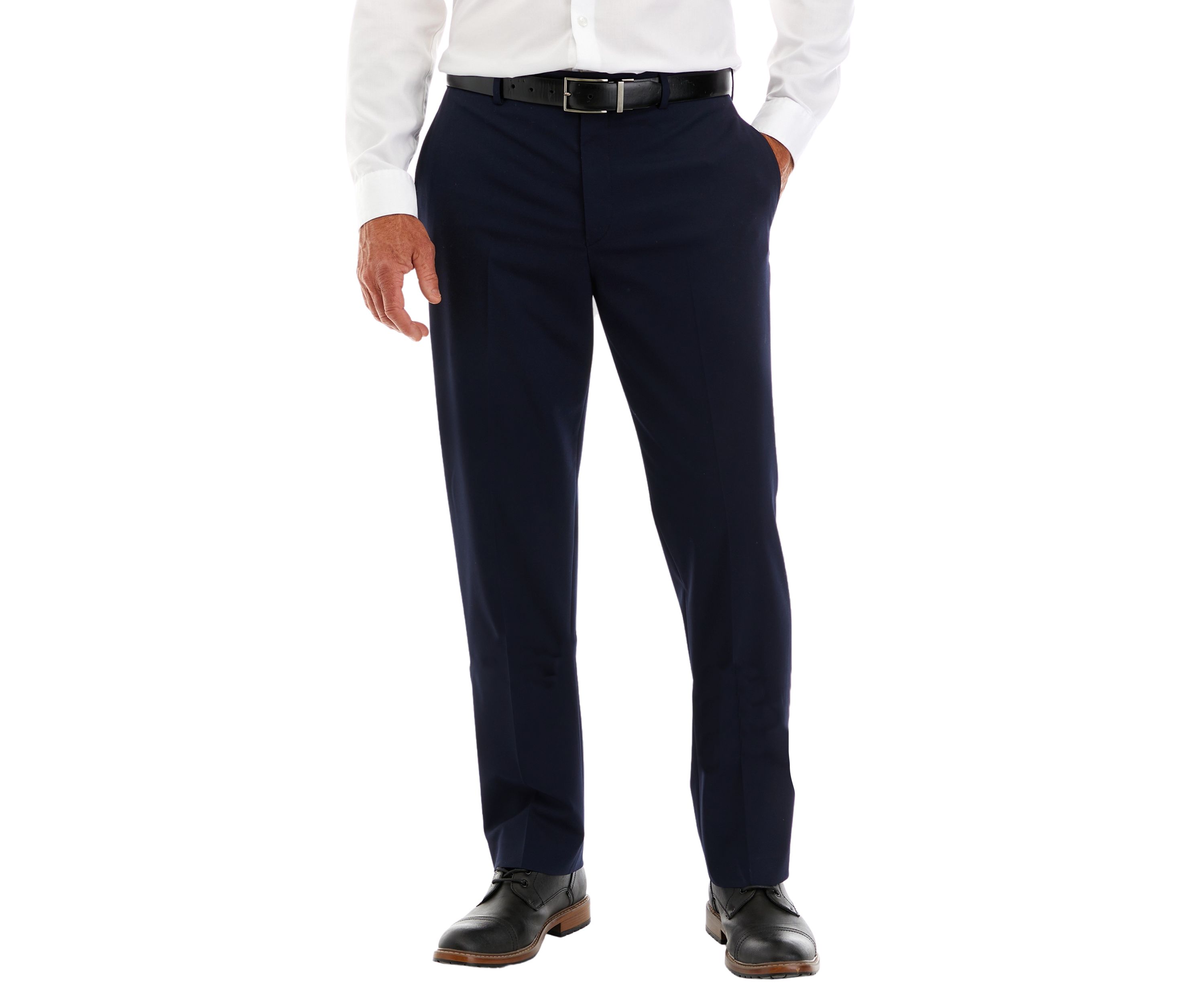 Front Side Seam Back 2 Double Besom Pants