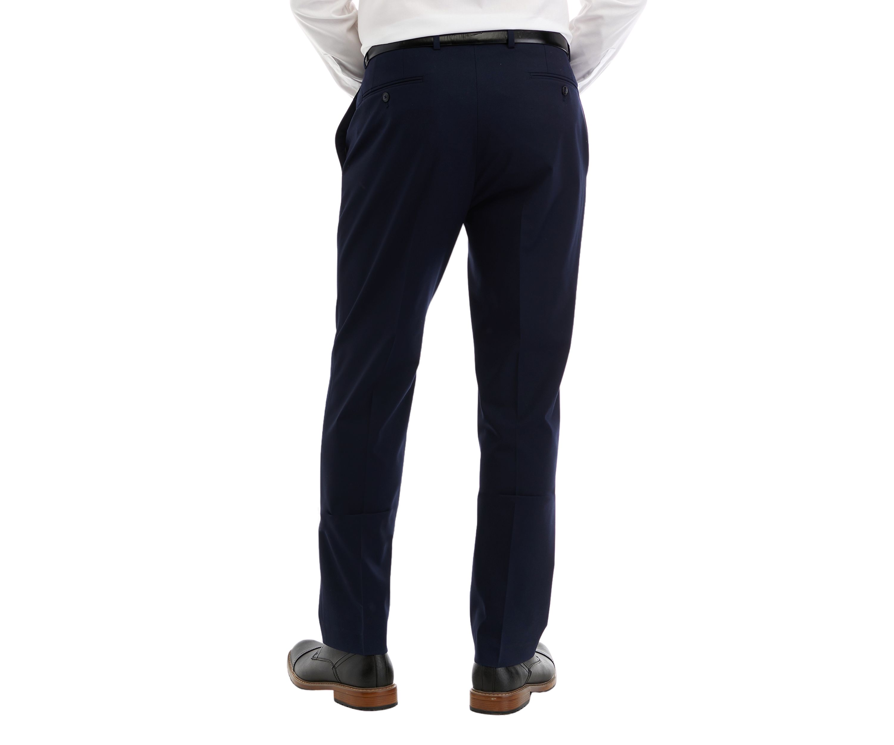 Front Side Seam Back 2 Double Besom Pants