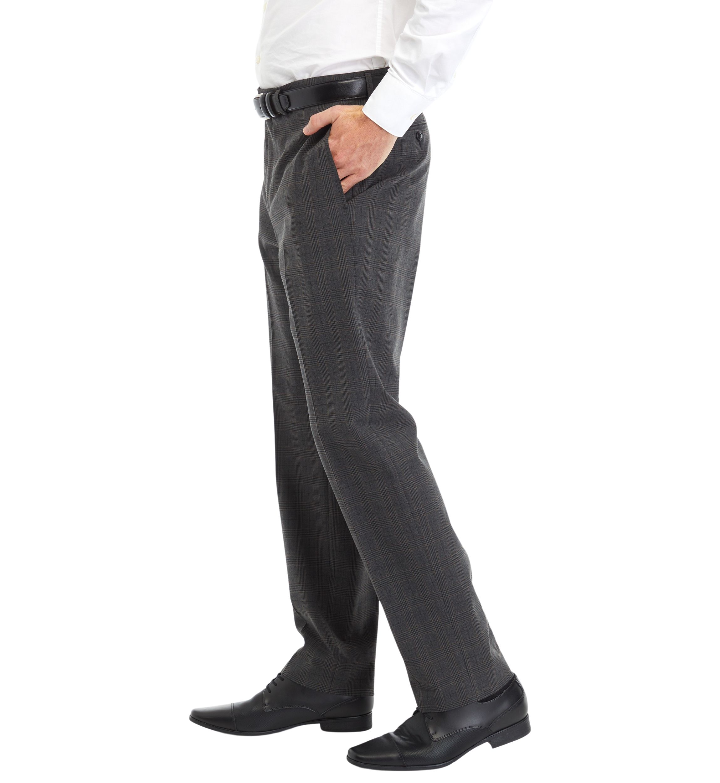Patterned Classic Fit Pants