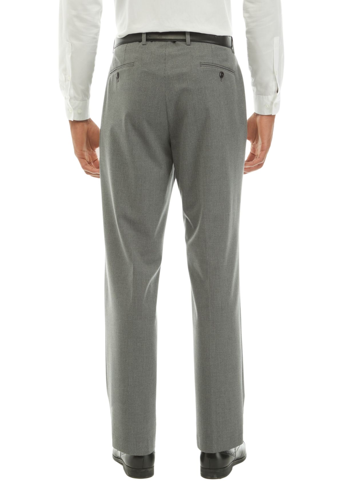 Mens Modern Fit Flat Front Pants