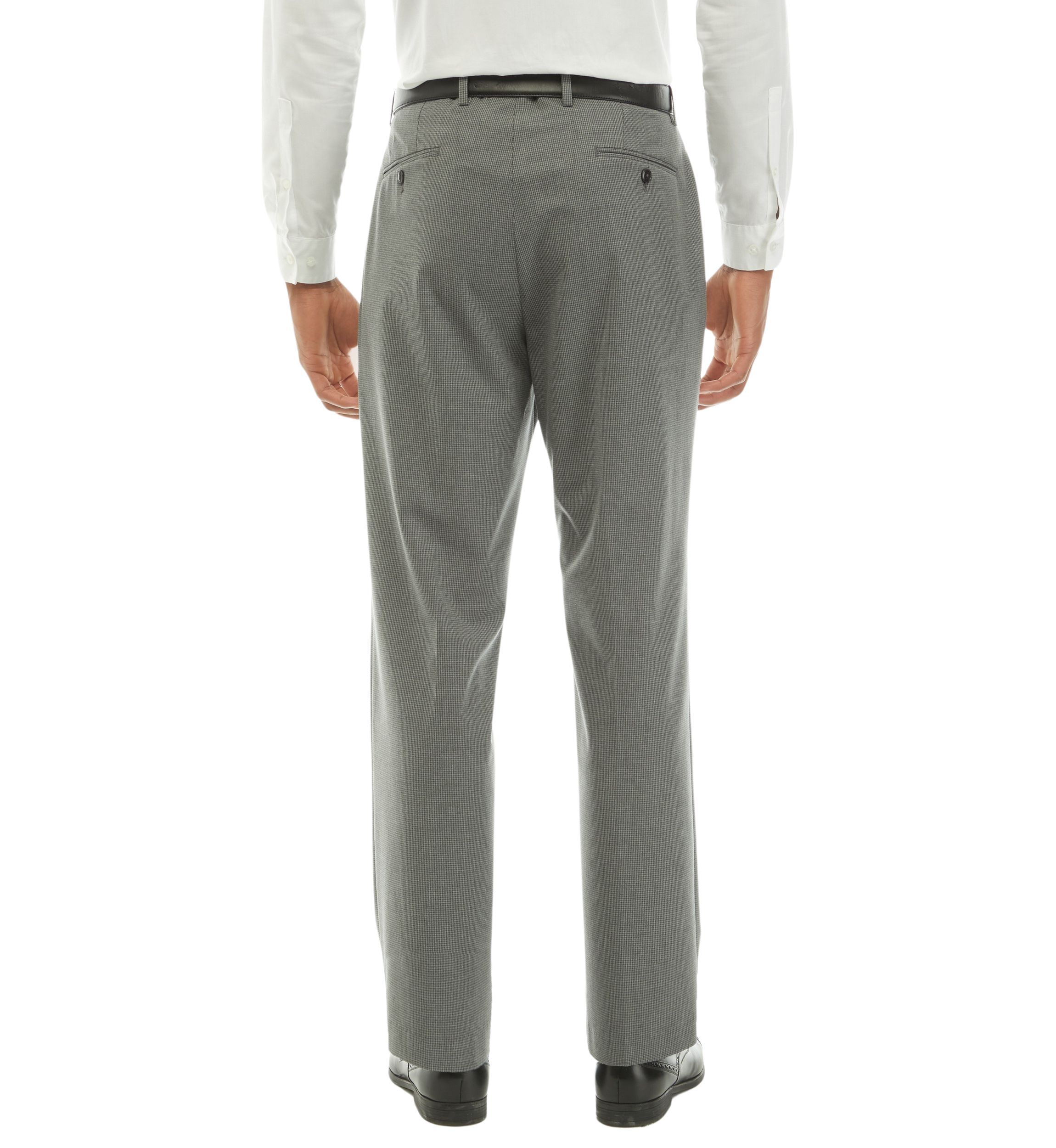 Mens Modern Fit Flat Front Pants