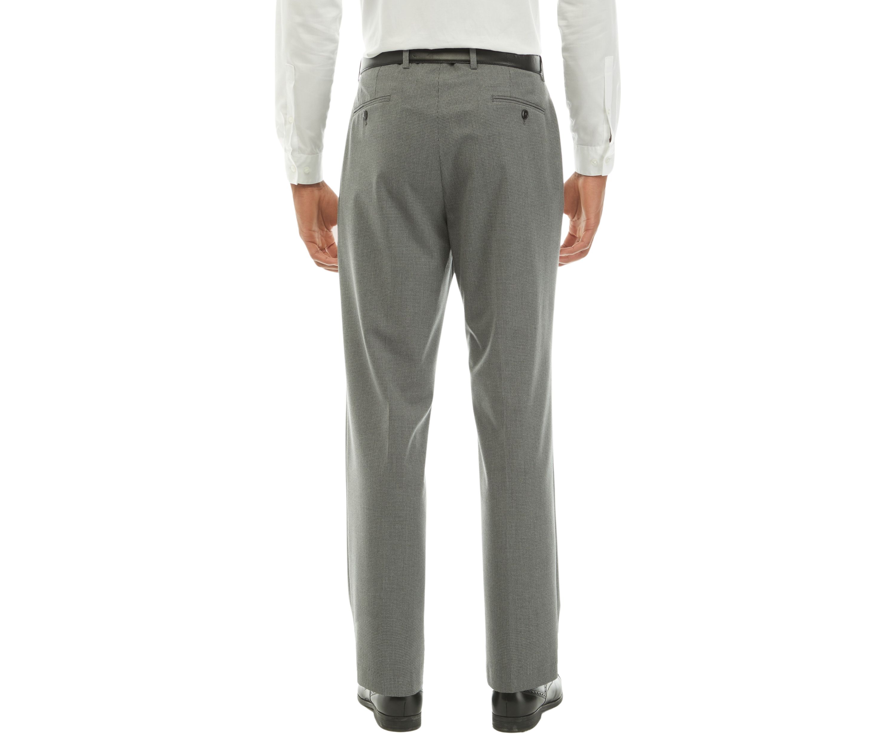 Mens Modern Fit Flat Front Pants
