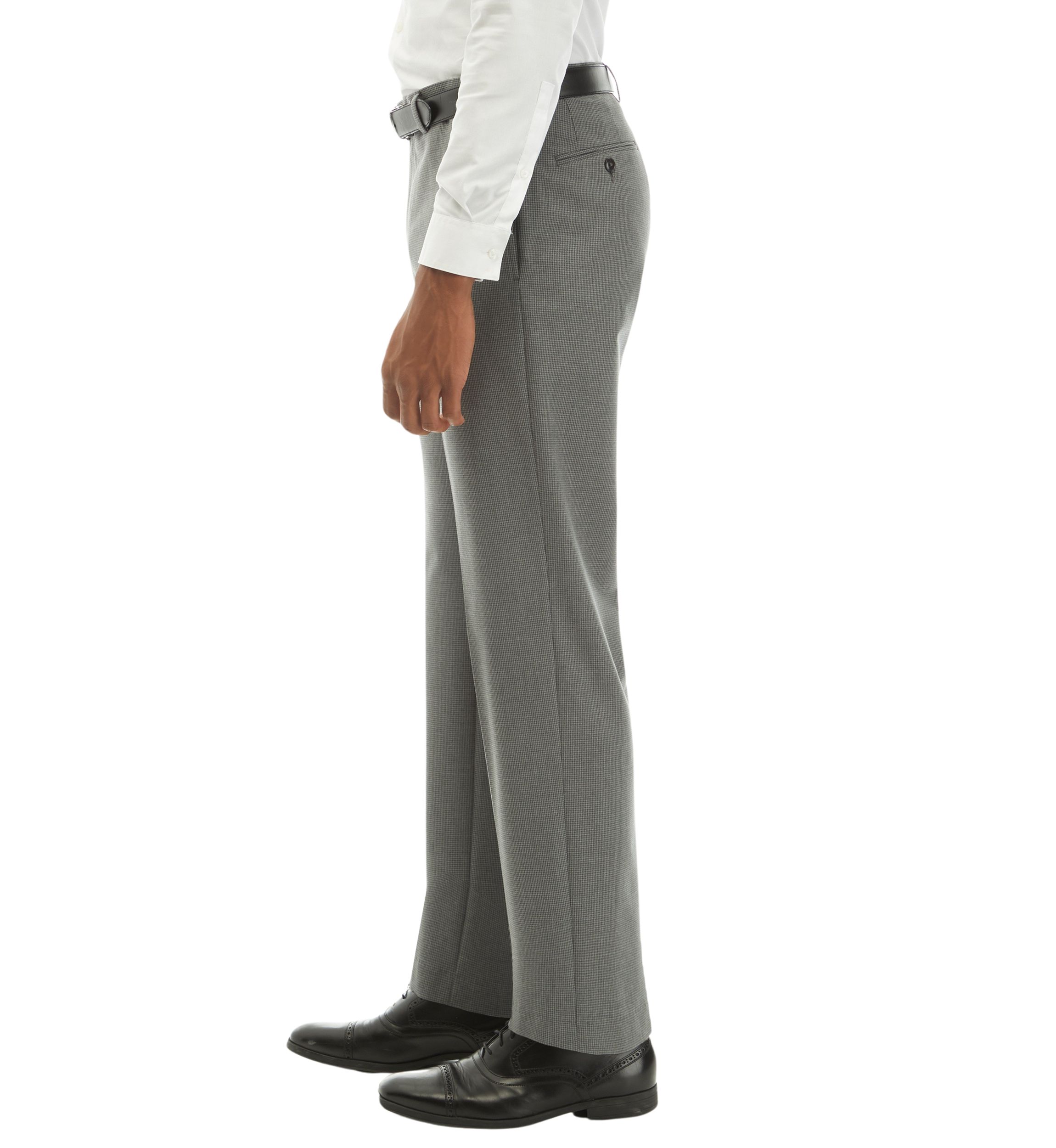 Mens Modern Fit Flat Front Pants