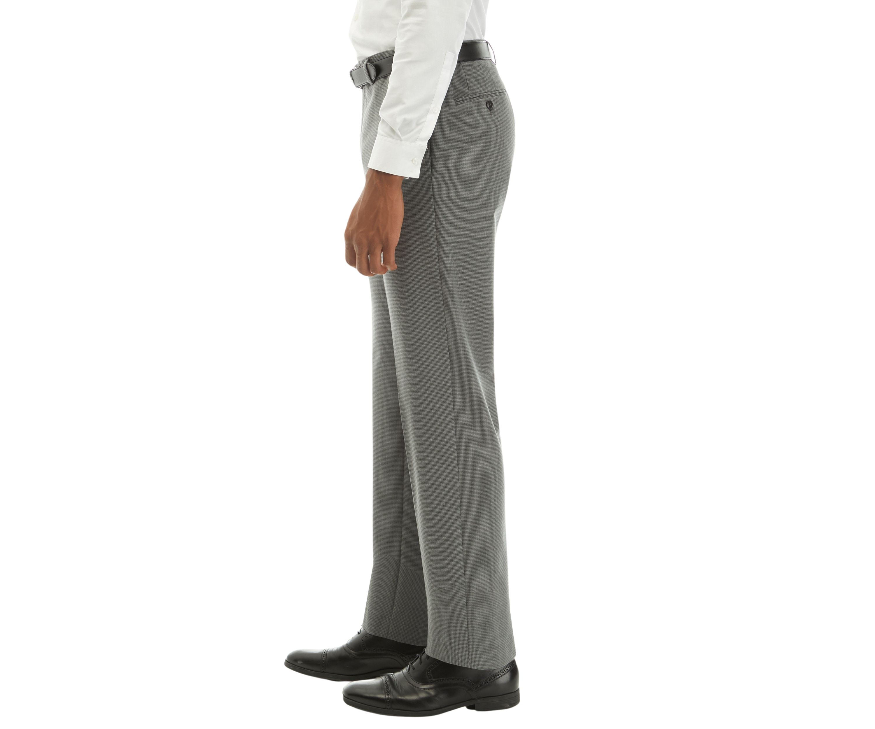 Mens Modern Fit Flat Front Pants