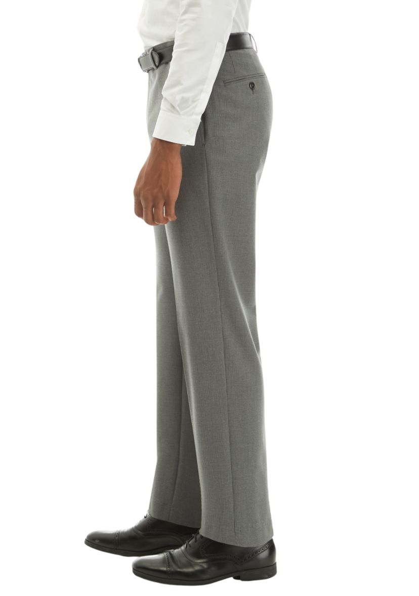 Mens Modern Fit Flat Front Pants